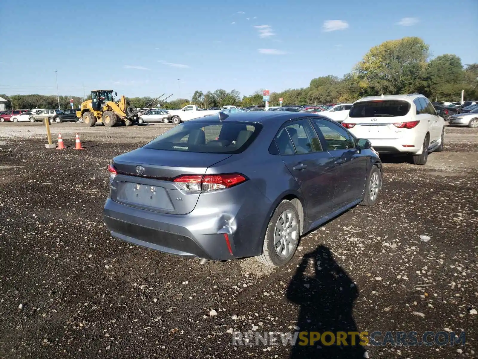 4 Photograph of a damaged car JTDEPRAE3LJ052835 TOYOTA COROLLA 2020