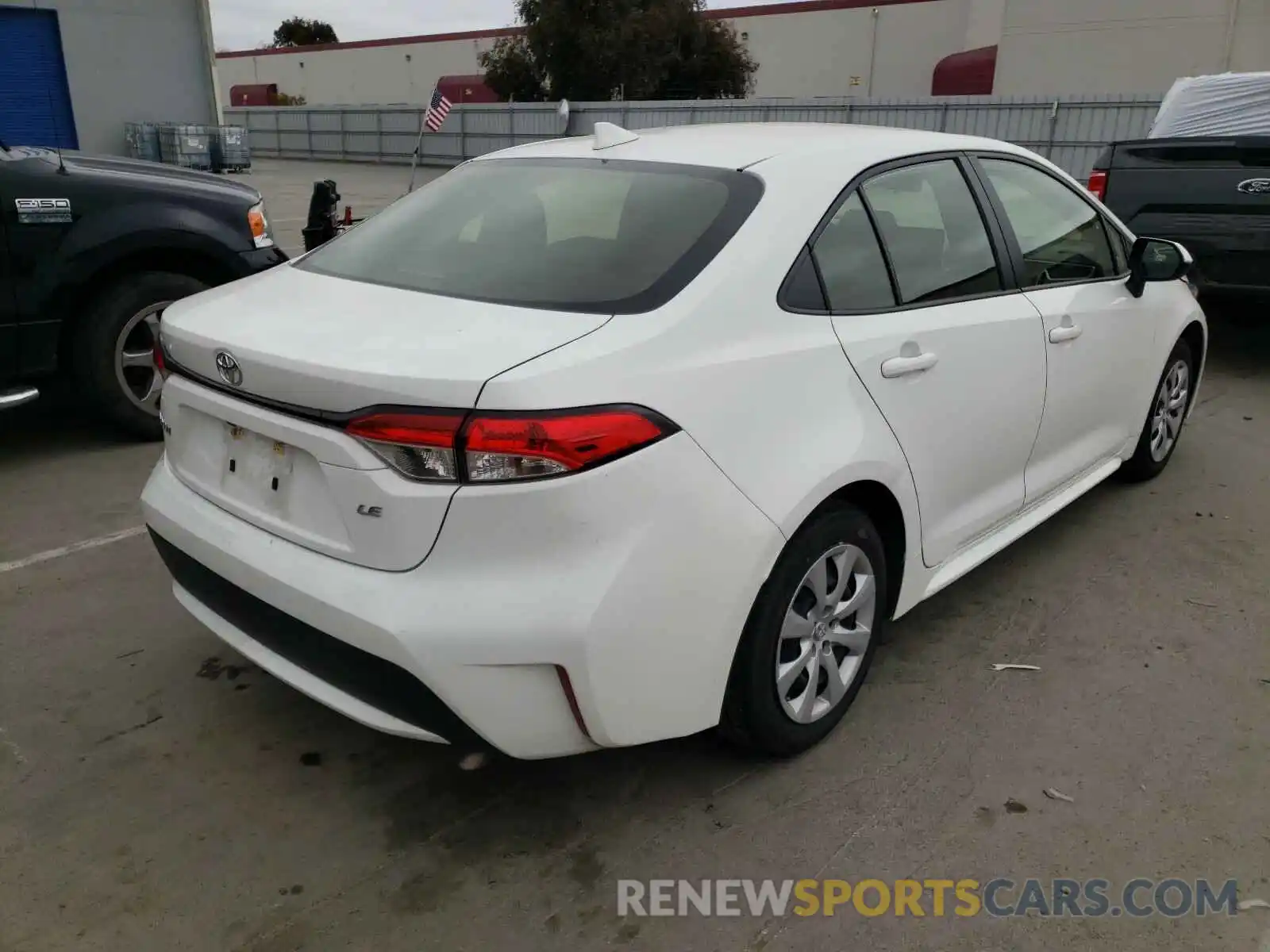 4 Photograph of a damaged car JTDEPRAE3LJ052916 TOYOTA COROLLA 2020