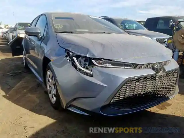 1 Photograph of a damaged car JTDEPRAE3LJ053158 TOYOTA COROLLA 2020