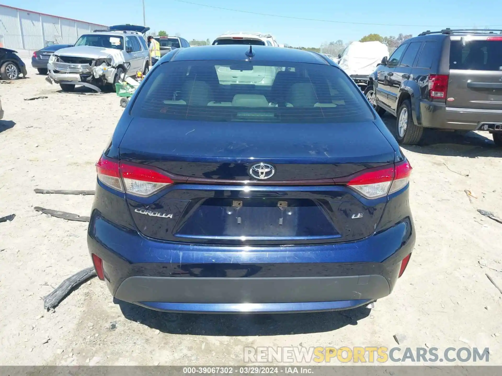 17 Photograph of a damaged car JTDEPRAE3LJ053211 TOYOTA COROLLA 2020