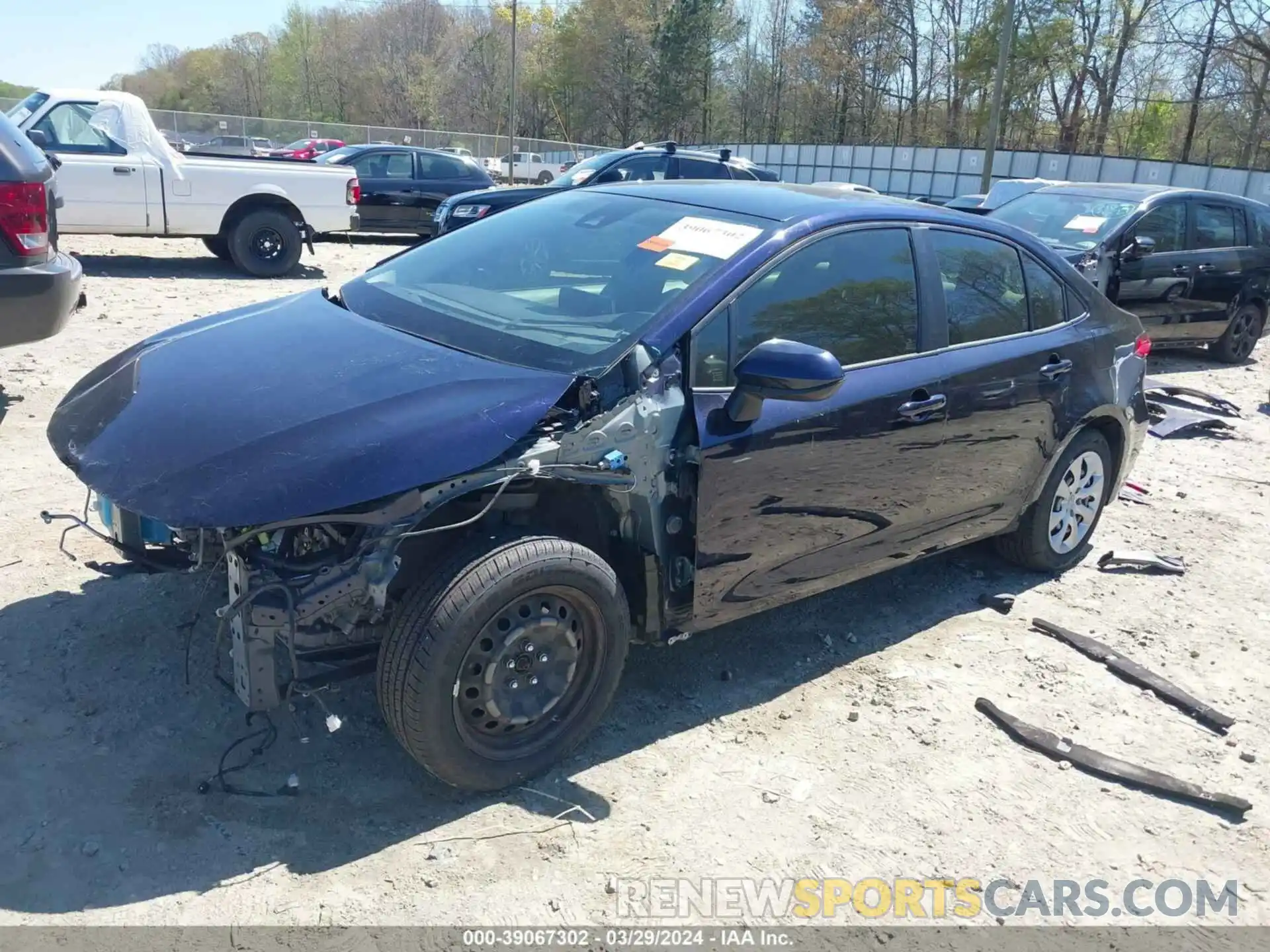 2 Photograph of a damaged car JTDEPRAE3LJ053211 TOYOTA COROLLA 2020