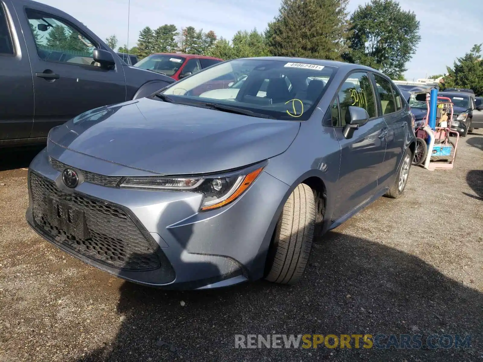 2 Photograph of a damaged car JTDEPRAE3LJ053628 TOYOTA COROLLA 2020