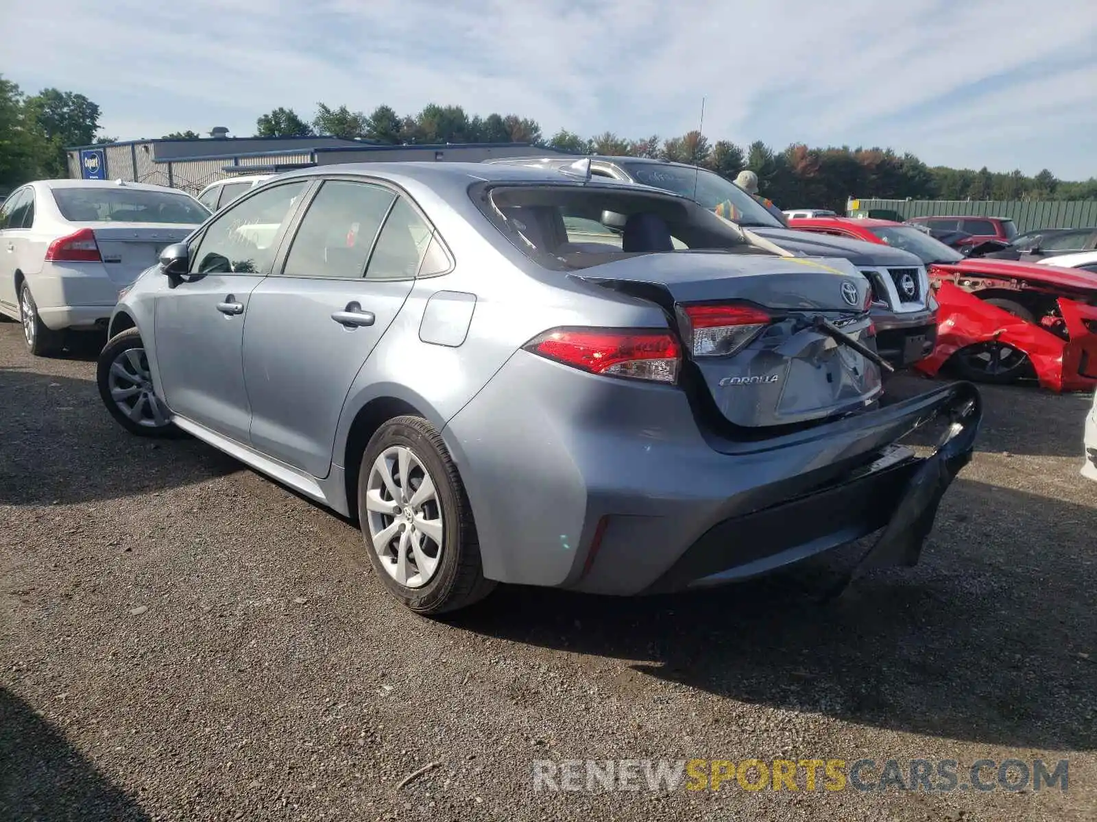 3 Photograph of a damaged car JTDEPRAE3LJ053628 TOYOTA COROLLA 2020