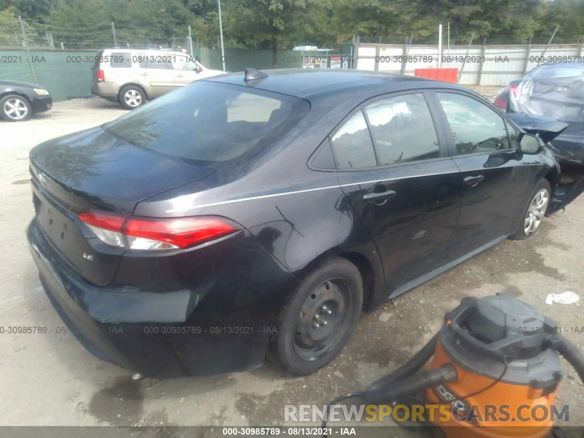 4 Photograph of a damaged car JTDEPRAE3LJ053970 TOYOTA COROLLA 2020