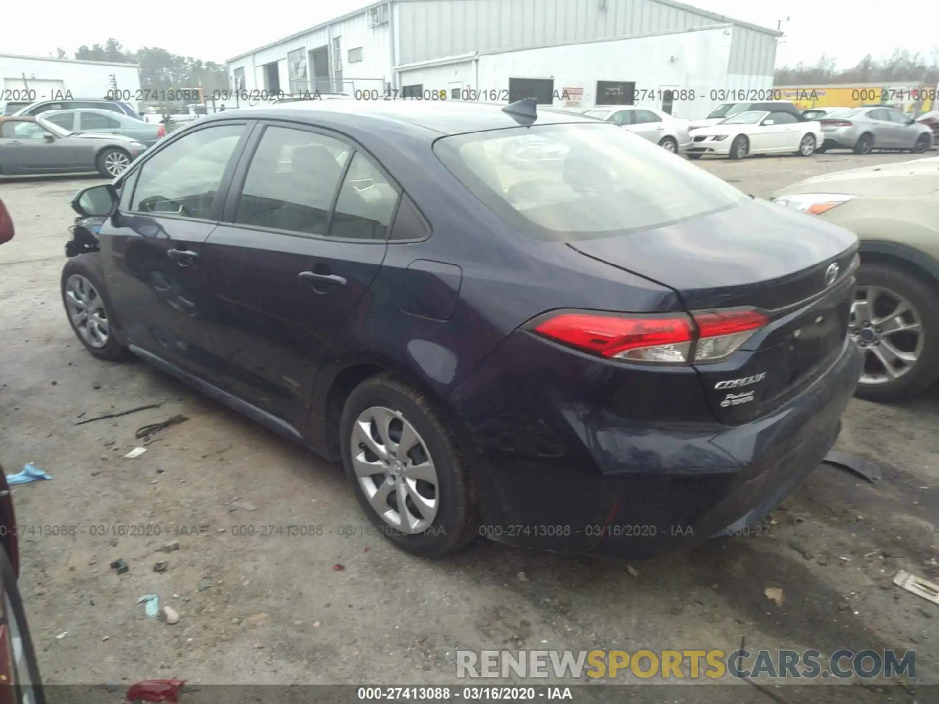 3 Photograph of a damaged car JTDEPRAE3LJ054021 TOYOTA COROLLA 2020