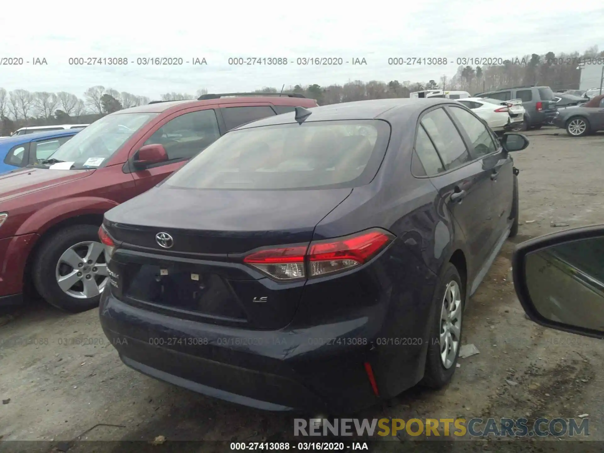 4 Photograph of a damaged car JTDEPRAE3LJ054021 TOYOTA COROLLA 2020