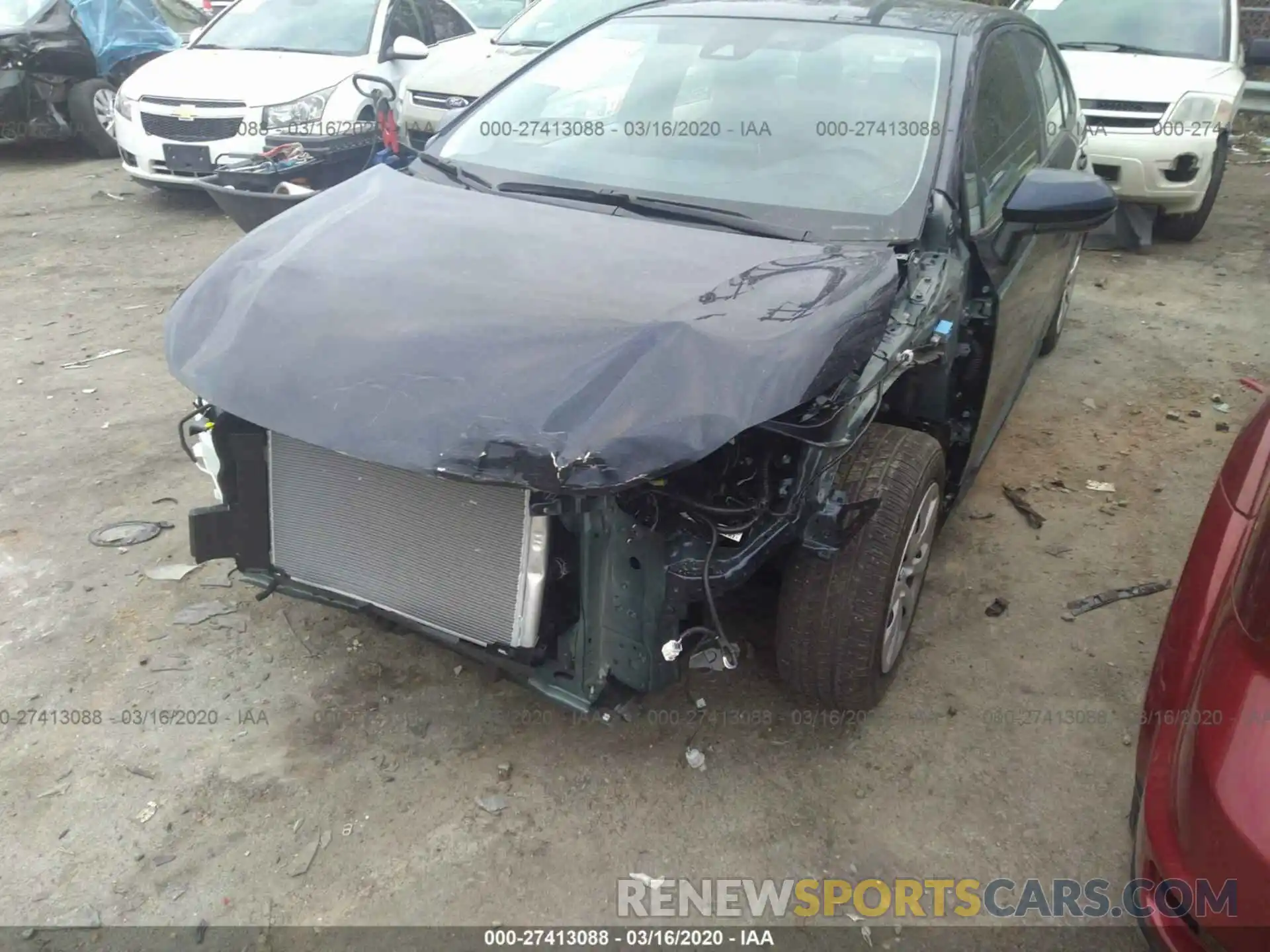 6 Photograph of a damaged car JTDEPRAE3LJ054021 TOYOTA COROLLA 2020