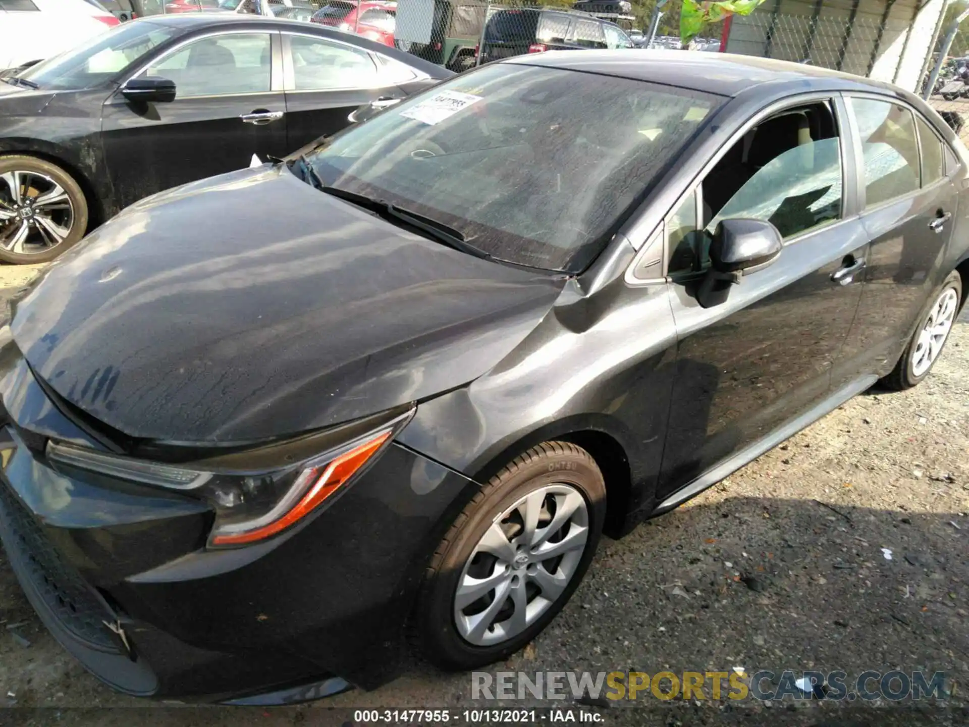 2 Photograph of a damaged car JTDEPRAE3LJ054908 TOYOTA COROLLA 2020