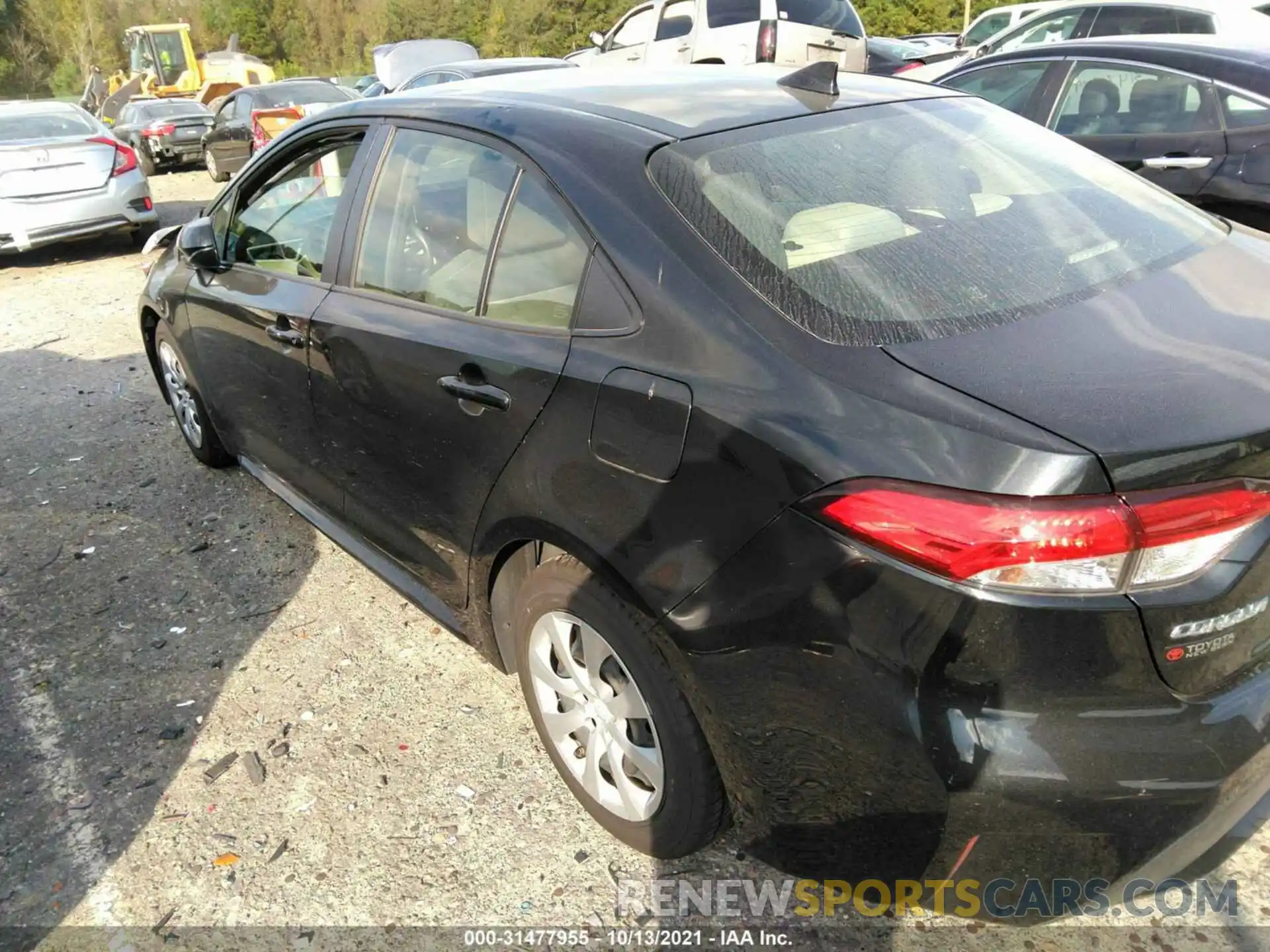 3 Photograph of a damaged car JTDEPRAE3LJ054908 TOYOTA COROLLA 2020