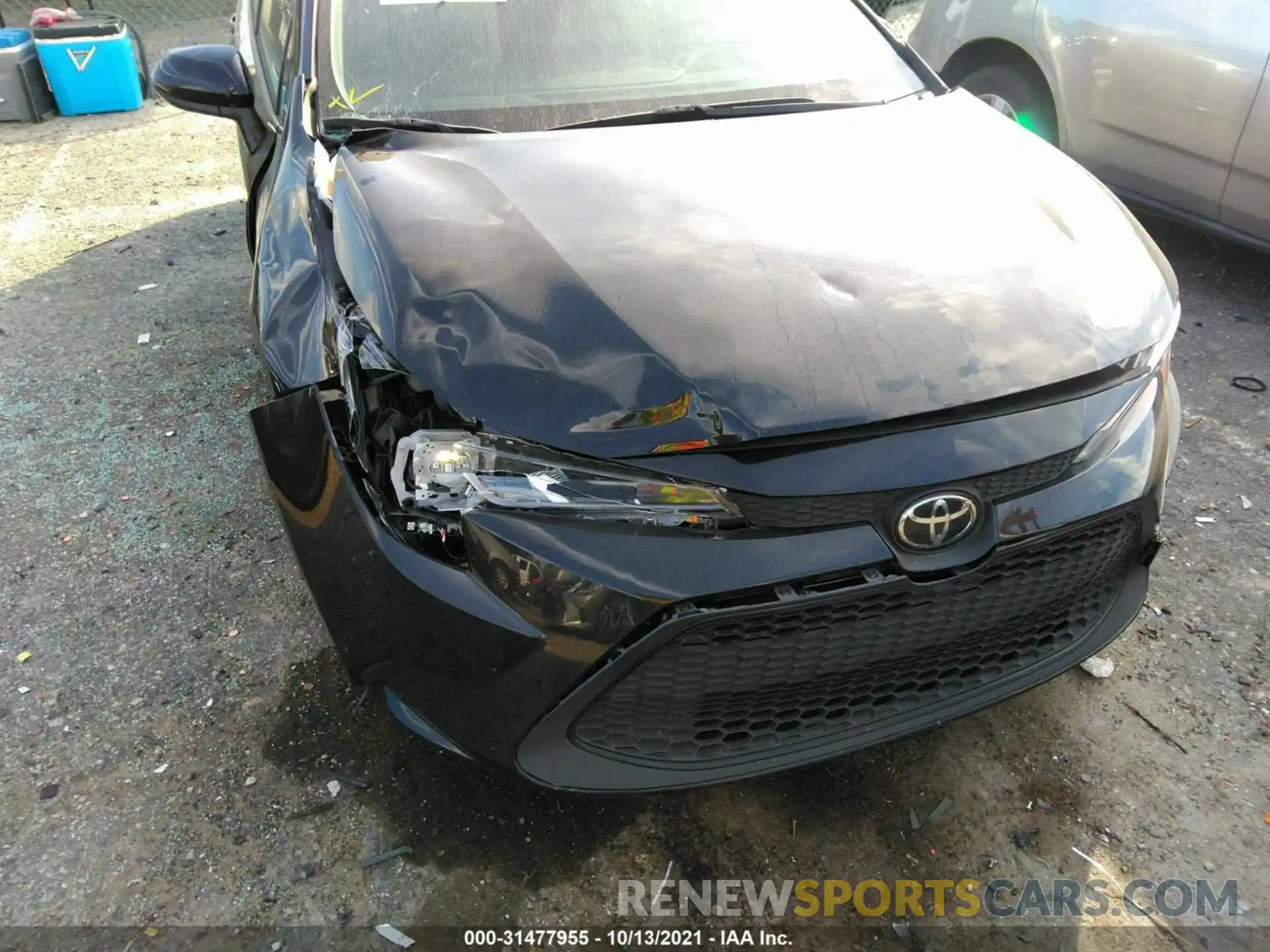 6 Photograph of a damaged car JTDEPRAE3LJ054908 TOYOTA COROLLA 2020