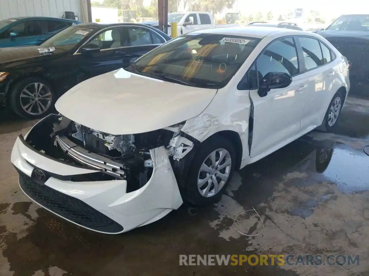 2 Photograph of a damaged car JTDEPRAE3LJ055346 TOYOTA COROLLA 2020