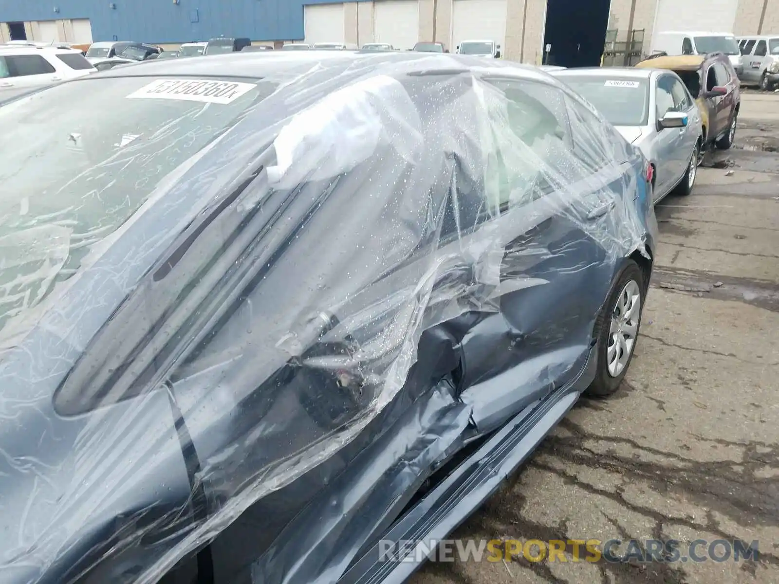 10 Photograph of a damaged car JTDEPRAE3LJ055539 TOYOTA COROLLA 2020