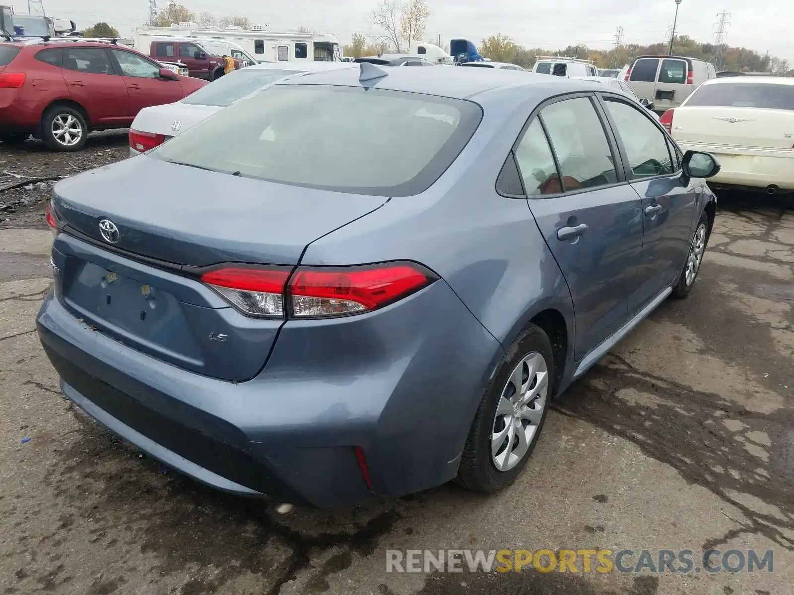 4 Photograph of a damaged car JTDEPRAE3LJ055539 TOYOTA COROLLA 2020