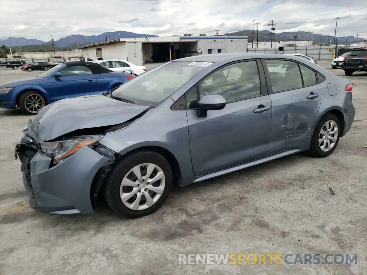 1 Photograph of a damaged car JTDEPRAE3LJ056383 TOYOTA COROLLA 2020