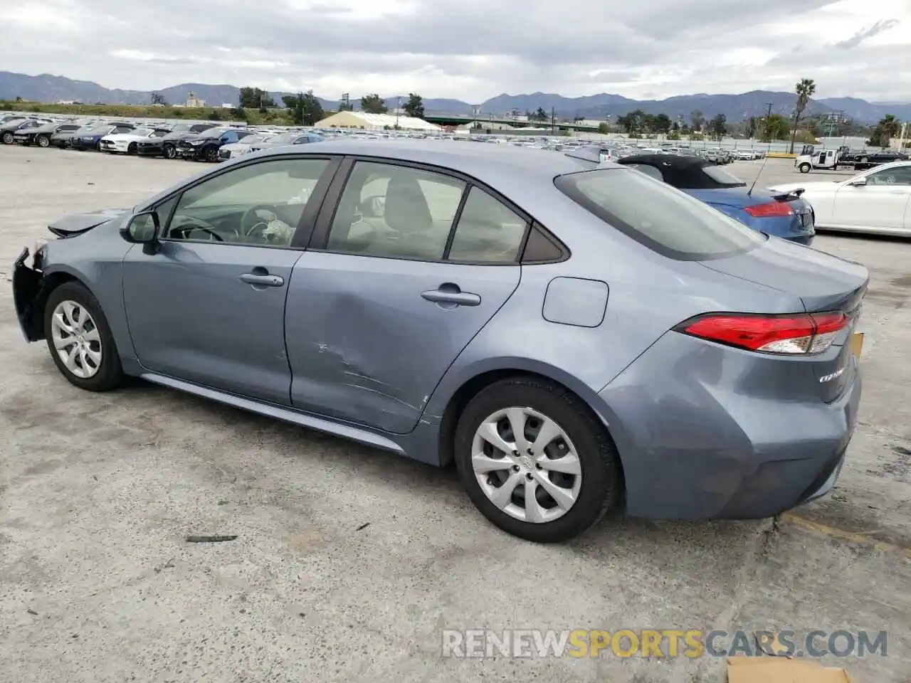 2 Photograph of a damaged car JTDEPRAE3LJ056383 TOYOTA COROLLA 2020