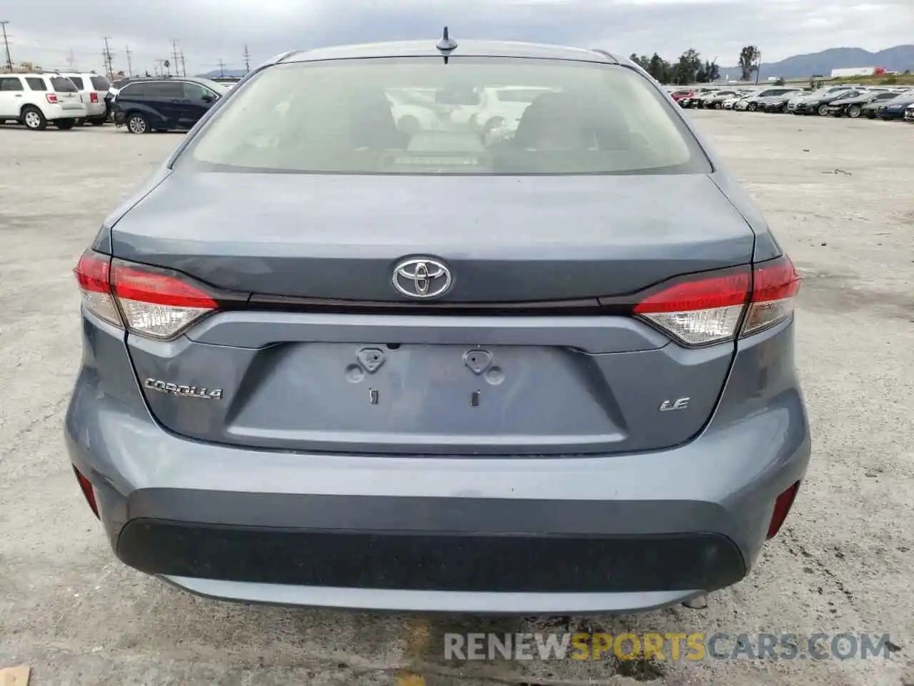 6 Photograph of a damaged car JTDEPRAE3LJ056383 TOYOTA COROLLA 2020