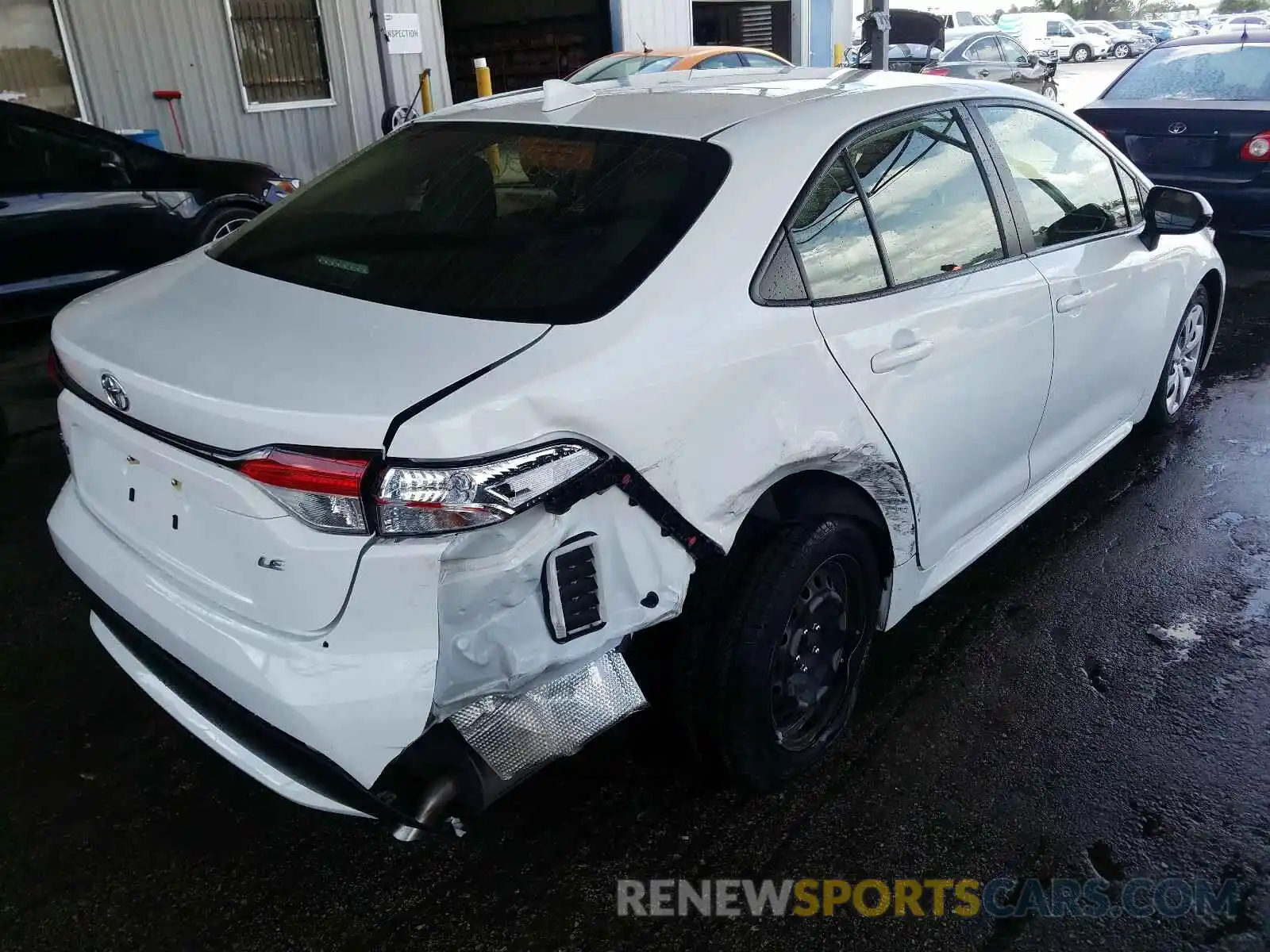 4 Photograph of a damaged car JTDEPRAE3LJ056643 TOYOTA COROLLA 2020