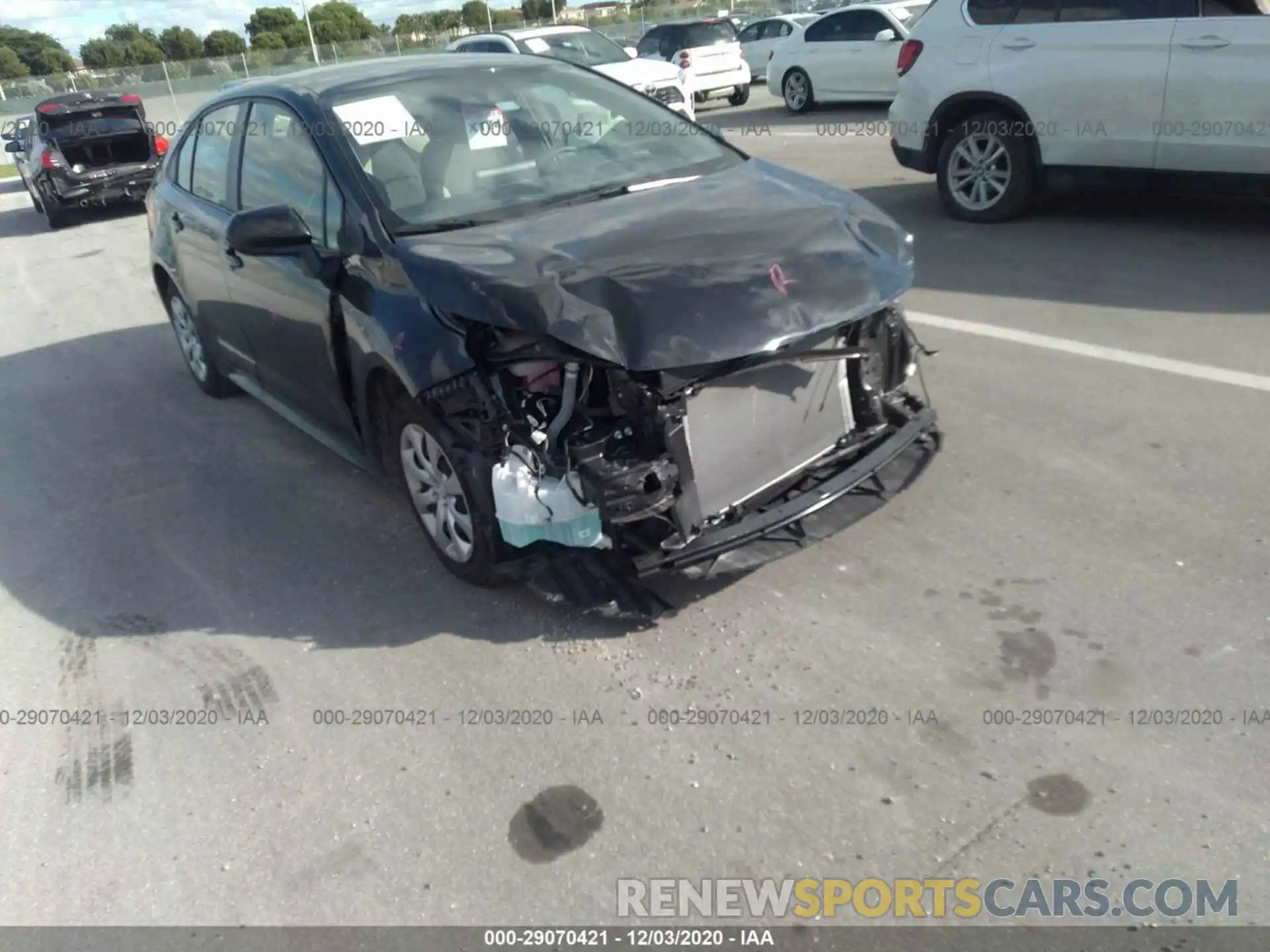 6 Photograph of a damaged car JTDEPRAE3LJ057582 TOYOTA COROLLA 2020