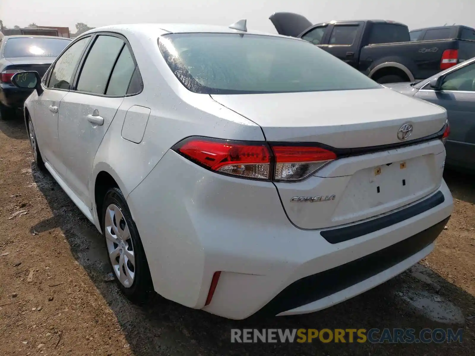 3 Photograph of a damaged car JTDEPRAE3LJ057811 TOYOTA COROLLA 2020