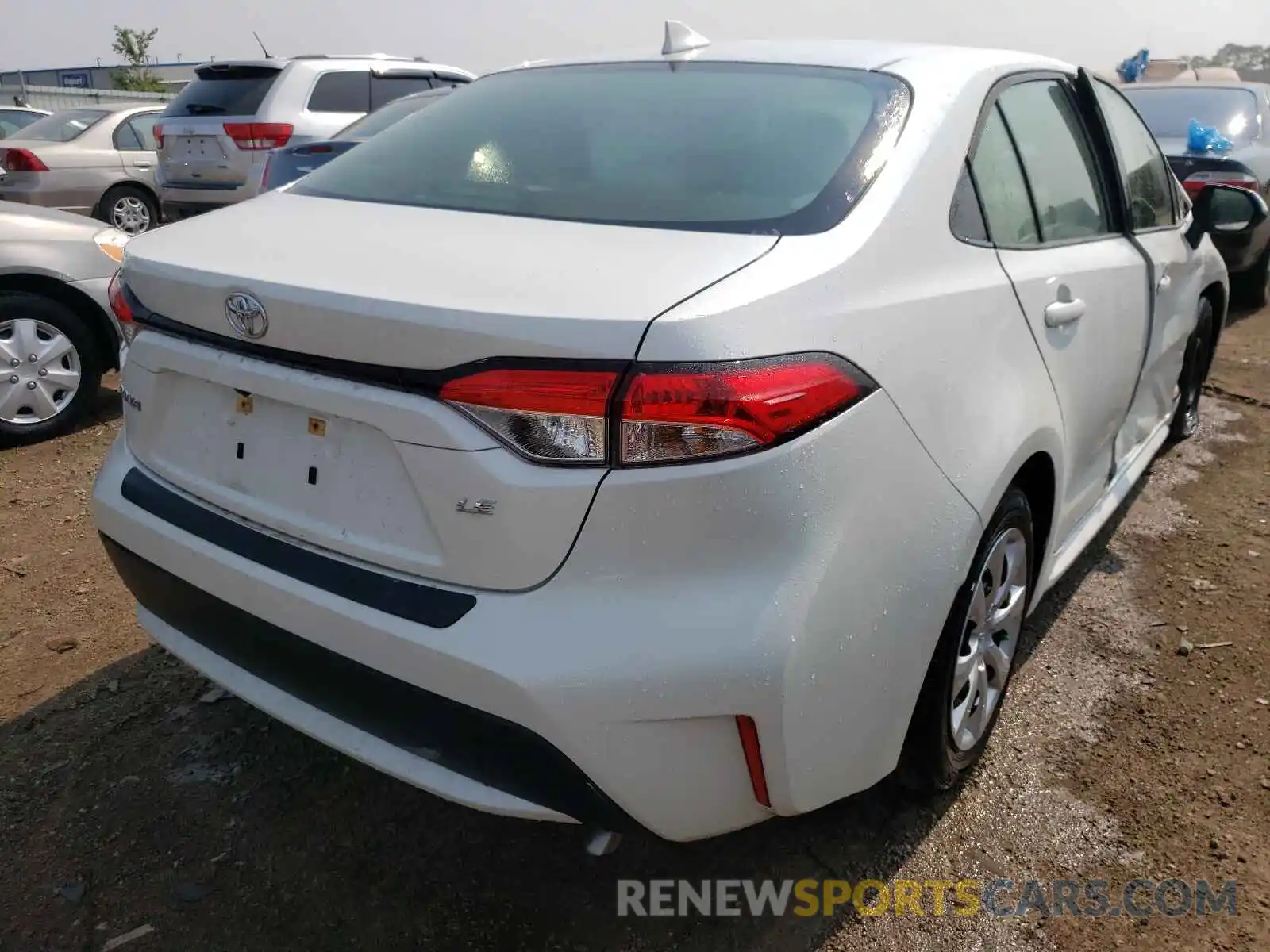 4 Photograph of a damaged car JTDEPRAE3LJ057811 TOYOTA COROLLA 2020