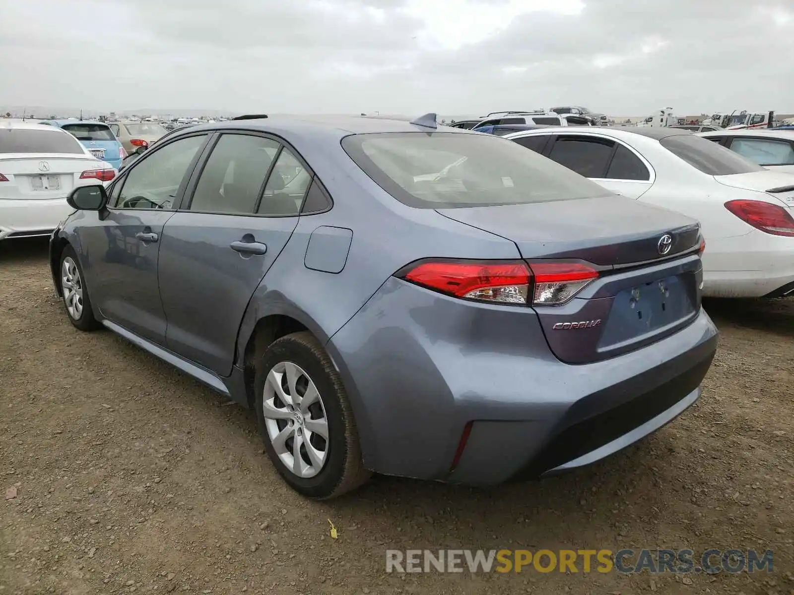 3 Photograph of a damaged car JTDEPRAE3LJ057873 TOYOTA COROLLA 2020