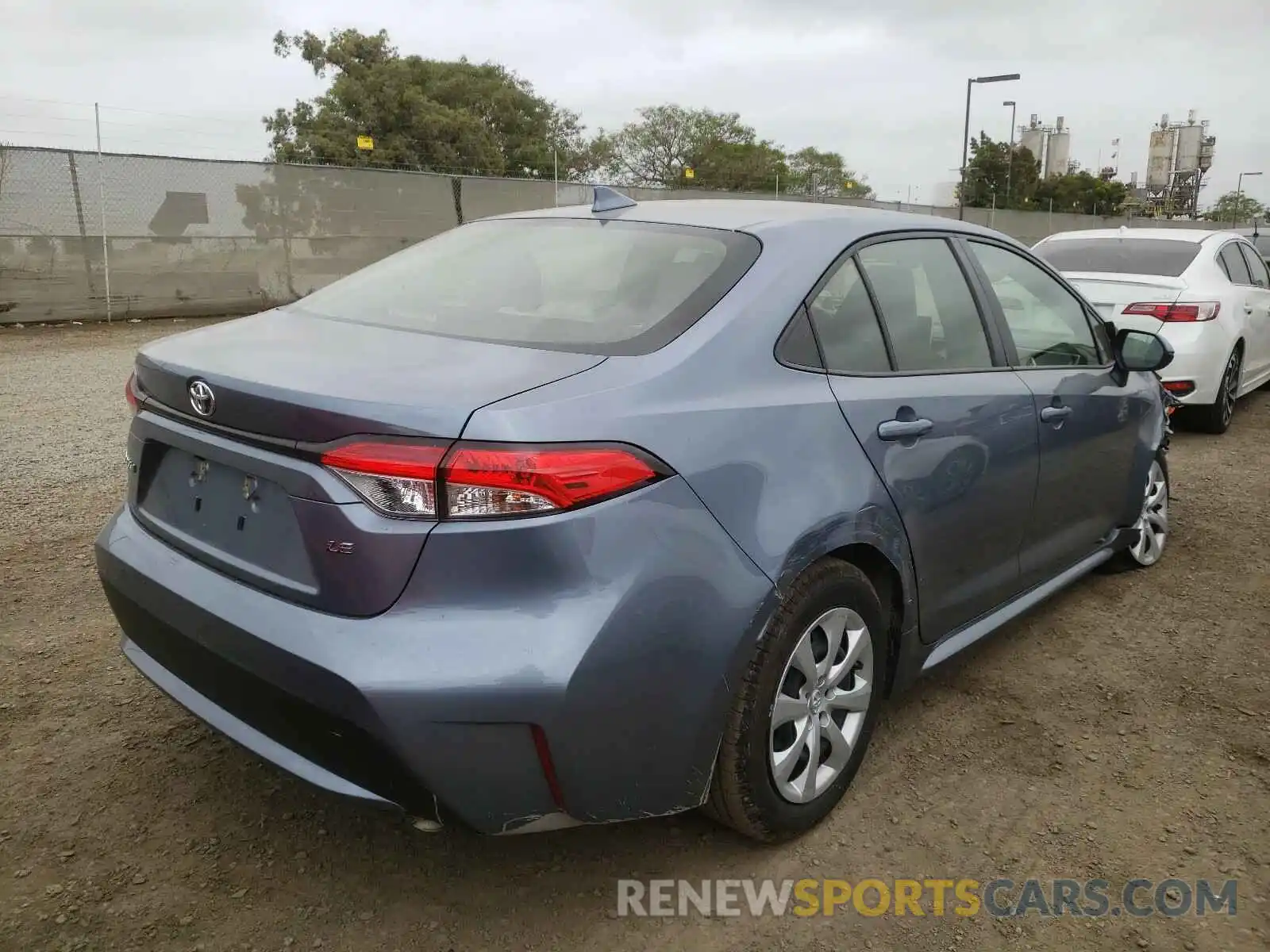 4 Photograph of a damaged car JTDEPRAE3LJ057873 TOYOTA COROLLA 2020