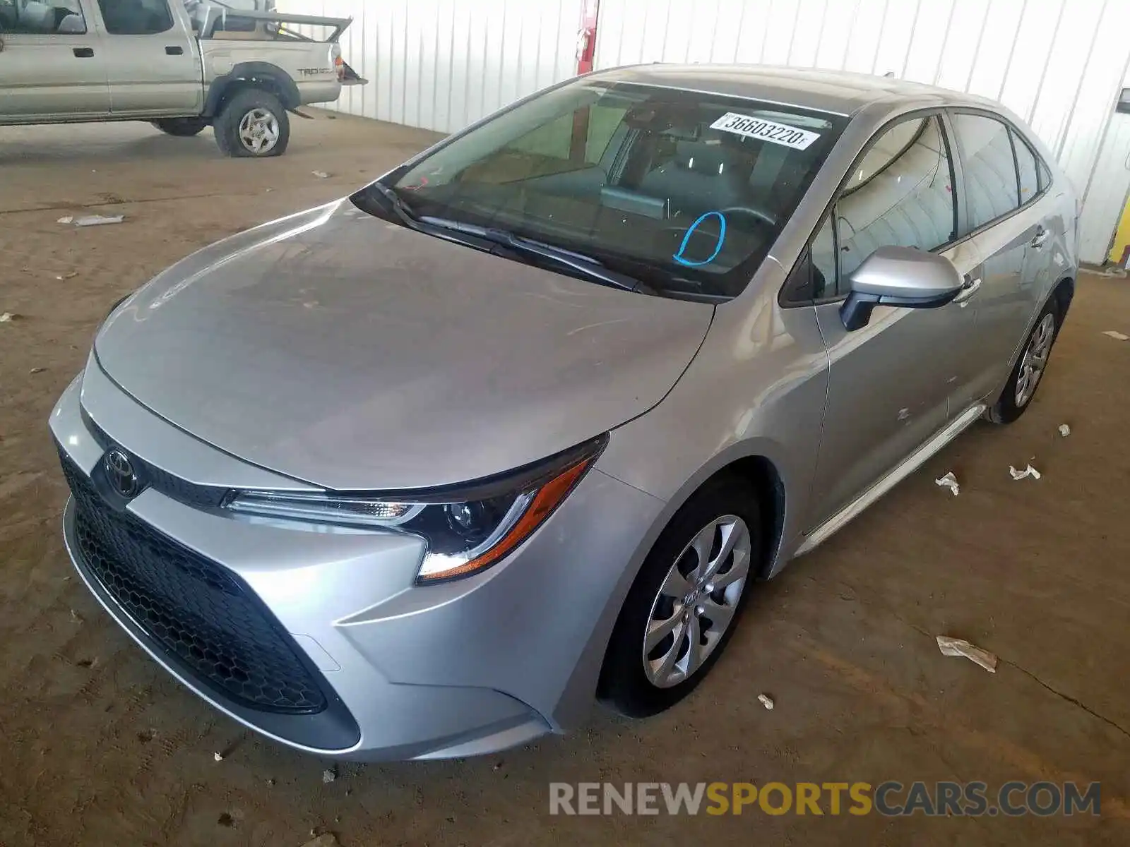 2 Photograph of a damaged car JTDEPRAE3LJ058943 TOYOTA COROLLA 2020