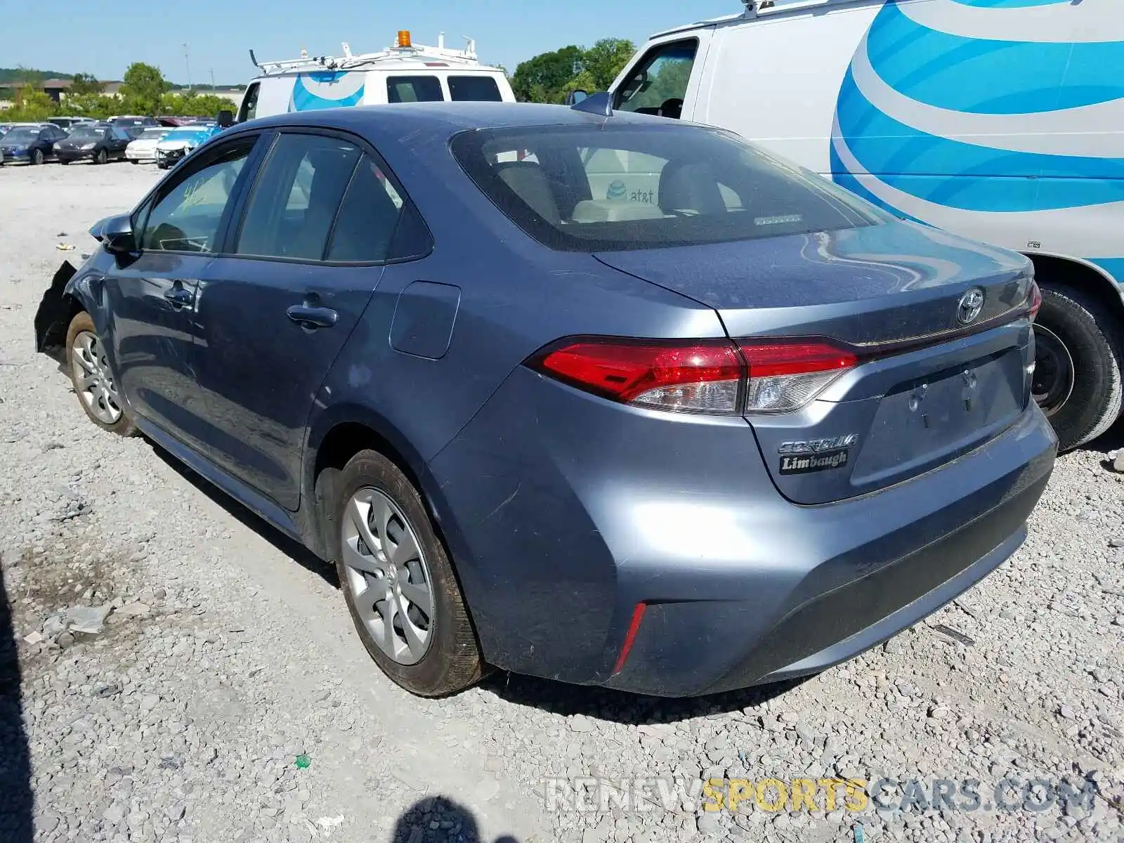 3 Photograph of a damaged car JTDEPRAE3LJ059137 TOYOTA COROLLA 2020