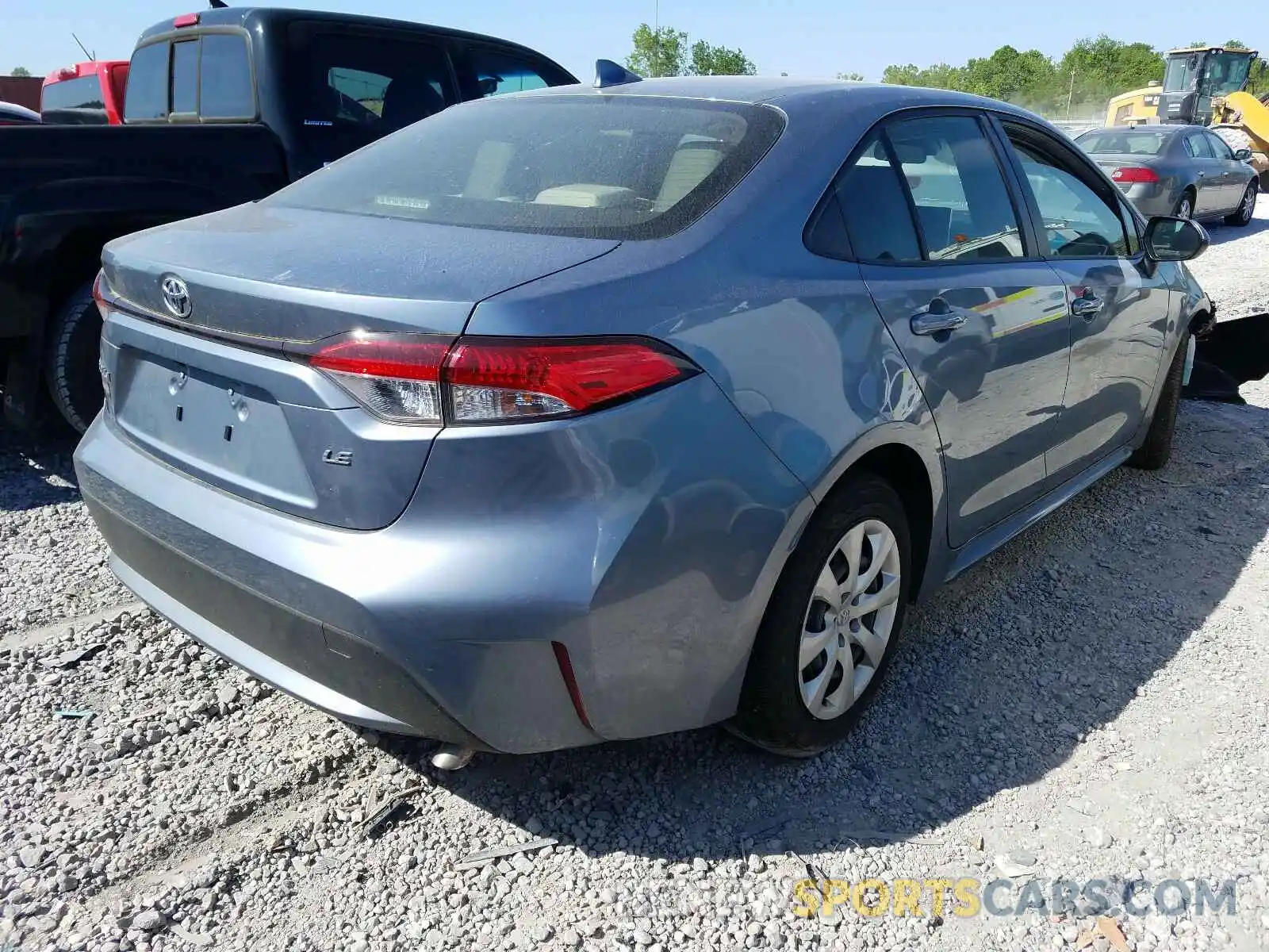 4 Photograph of a damaged car JTDEPRAE3LJ059137 TOYOTA COROLLA 2020