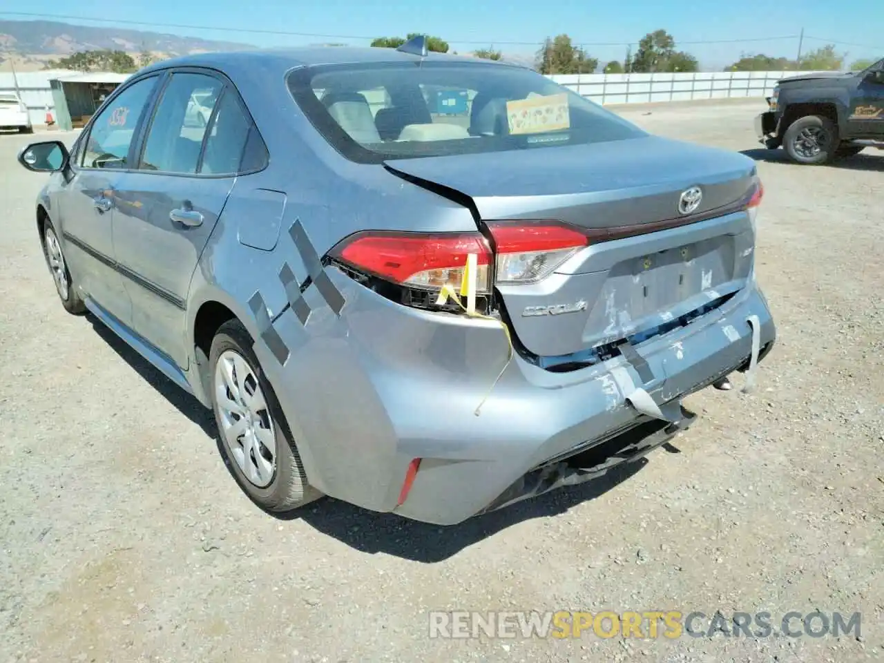 9 Photograph of a damaged car JTDEPRAE3LJ059168 TOYOTA COROLLA 2020