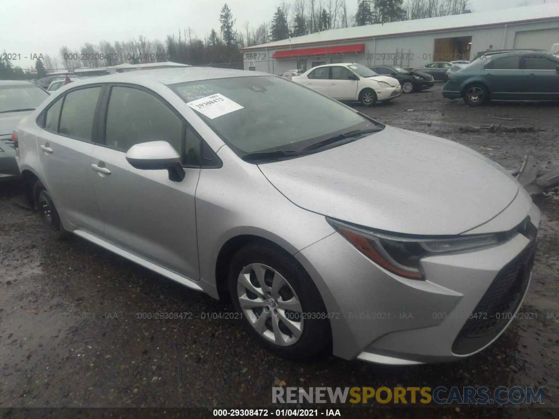 1 Photograph of a damaged car JTDEPRAE3LJ059977 TOYOTA COROLLA 2020