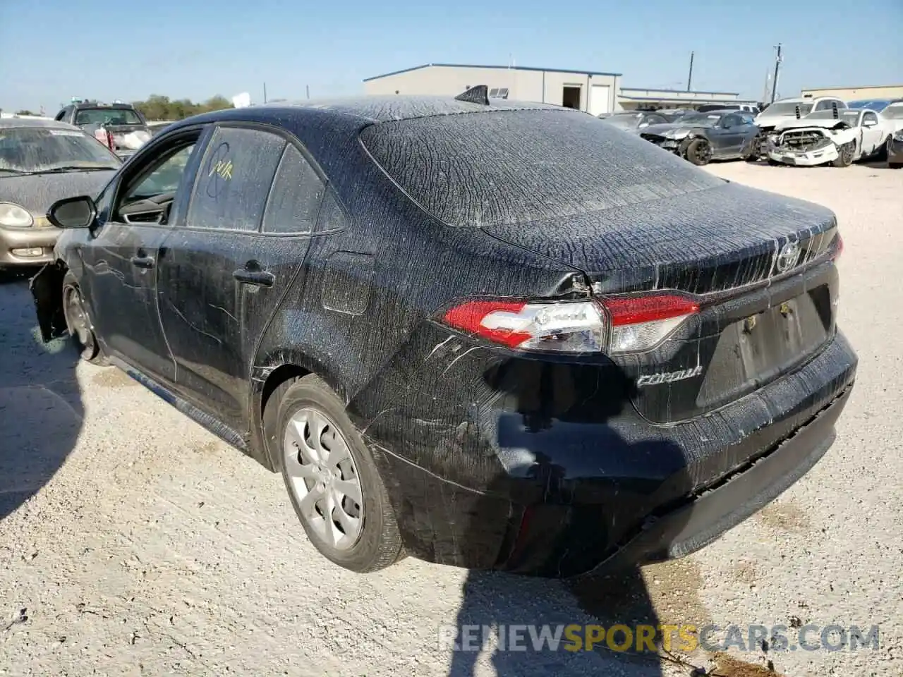 3 Photograph of a damaged car JTDEPRAE3LJ061373 TOYOTA COROLLA 2020