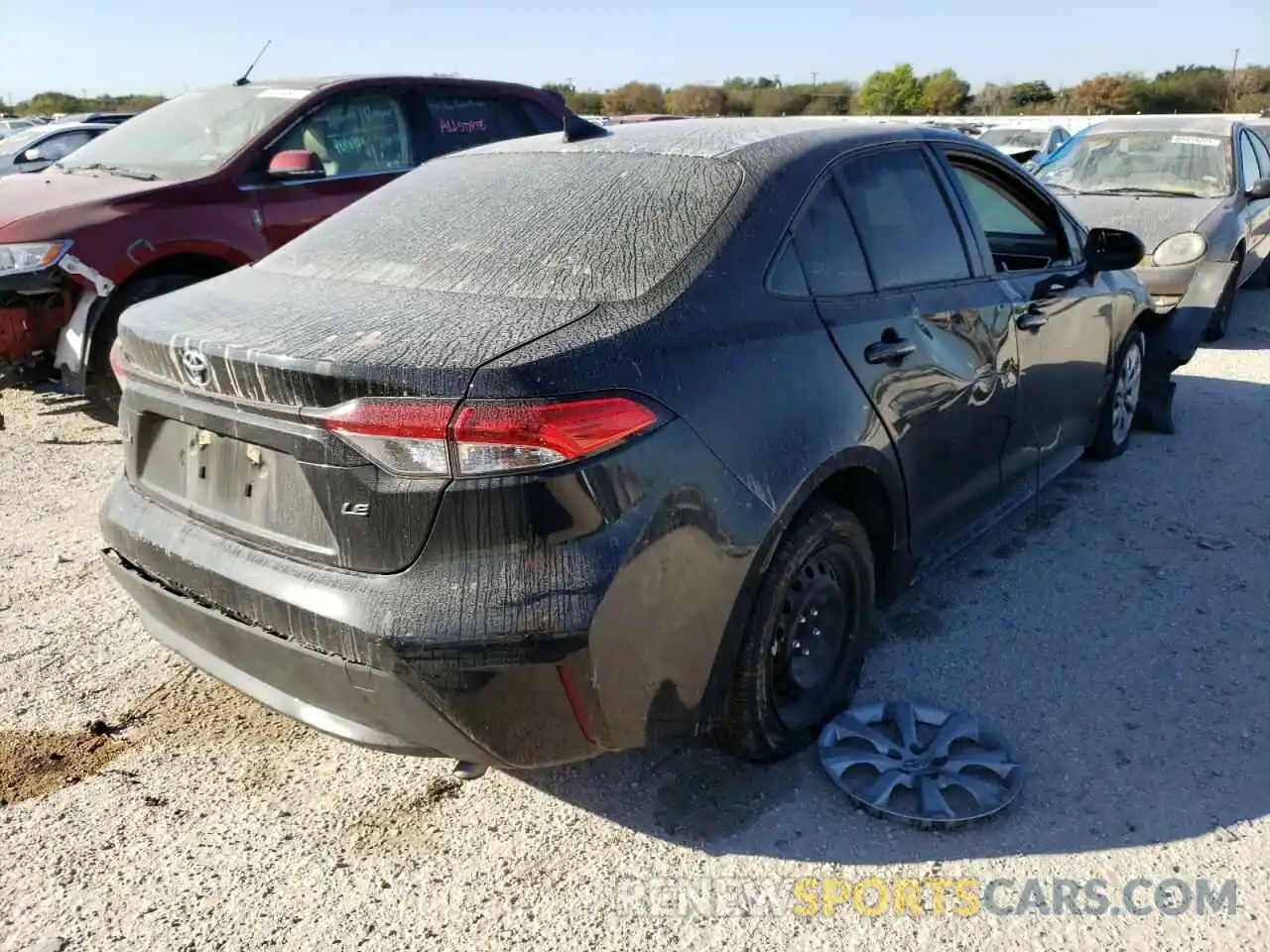 4 Photograph of a damaged car JTDEPRAE3LJ061373 TOYOTA COROLLA 2020