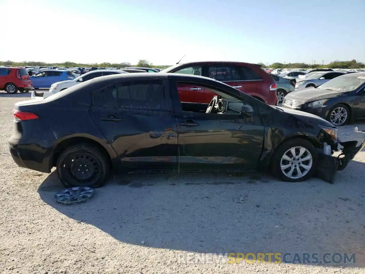 9 Photograph of a damaged car JTDEPRAE3LJ061373 TOYOTA COROLLA 2020