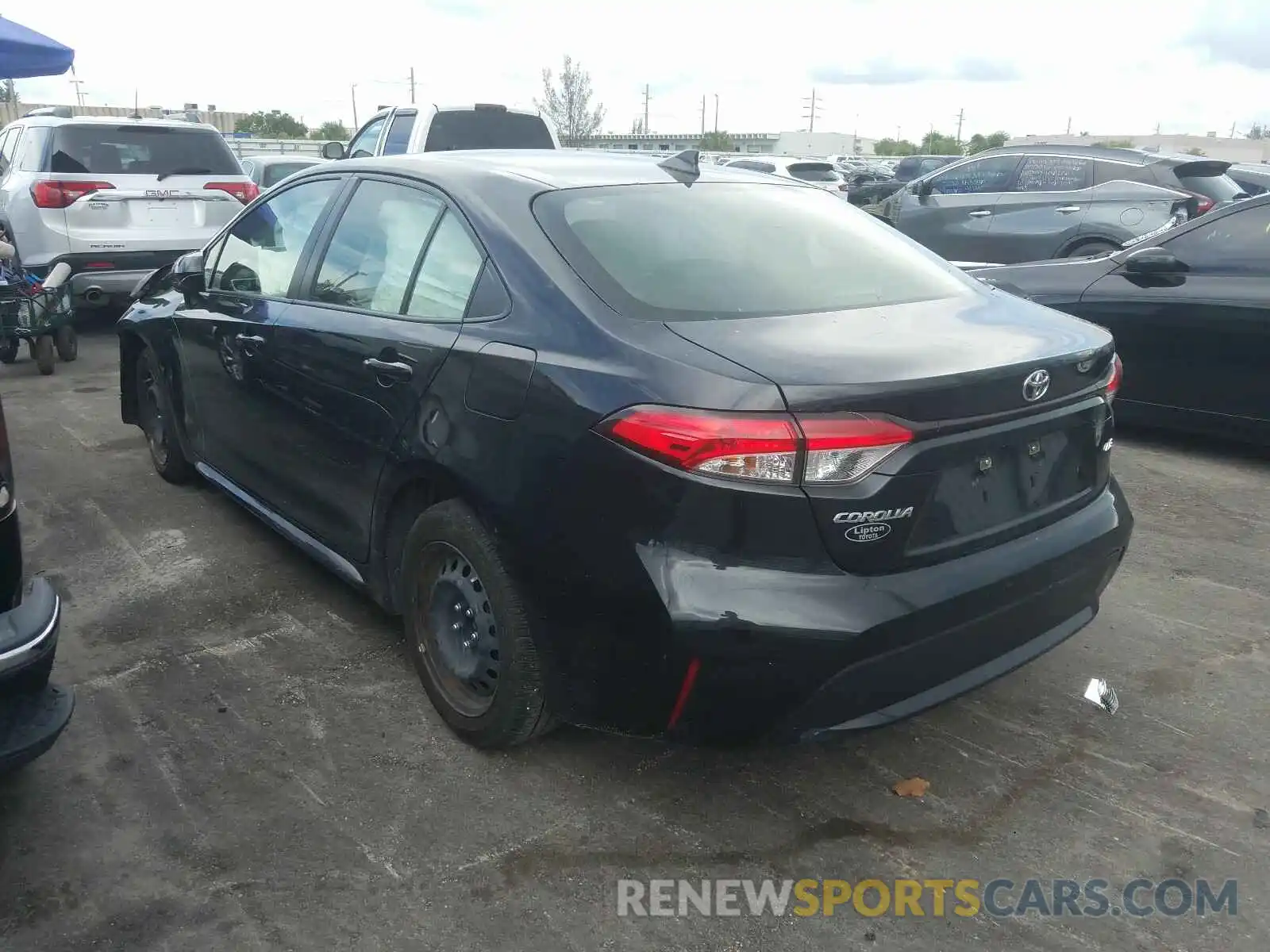 3 Photograph of a damaged car JTDEPRAE3LJ061471 TOYOTA COROLLA 2020