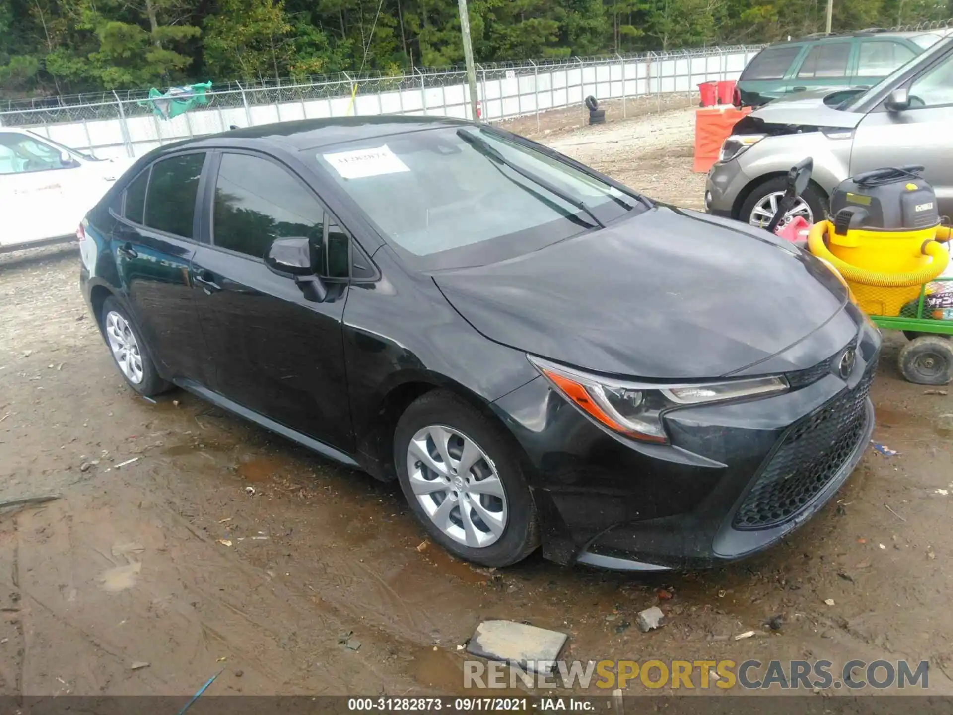 1 Photograph of a damaged car JTDEPRAE3LJ061633 TOYOTA COROLLA 2020