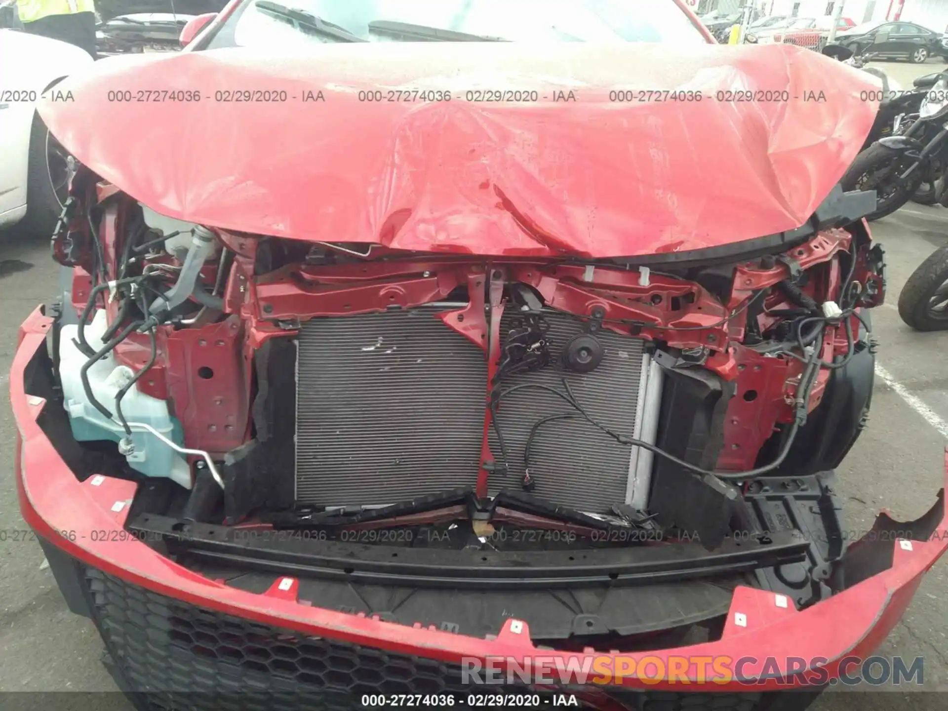 6 Photograph of a damaged car JTDEPRAE3LJ061745 TOYOTA COROLLA 2020