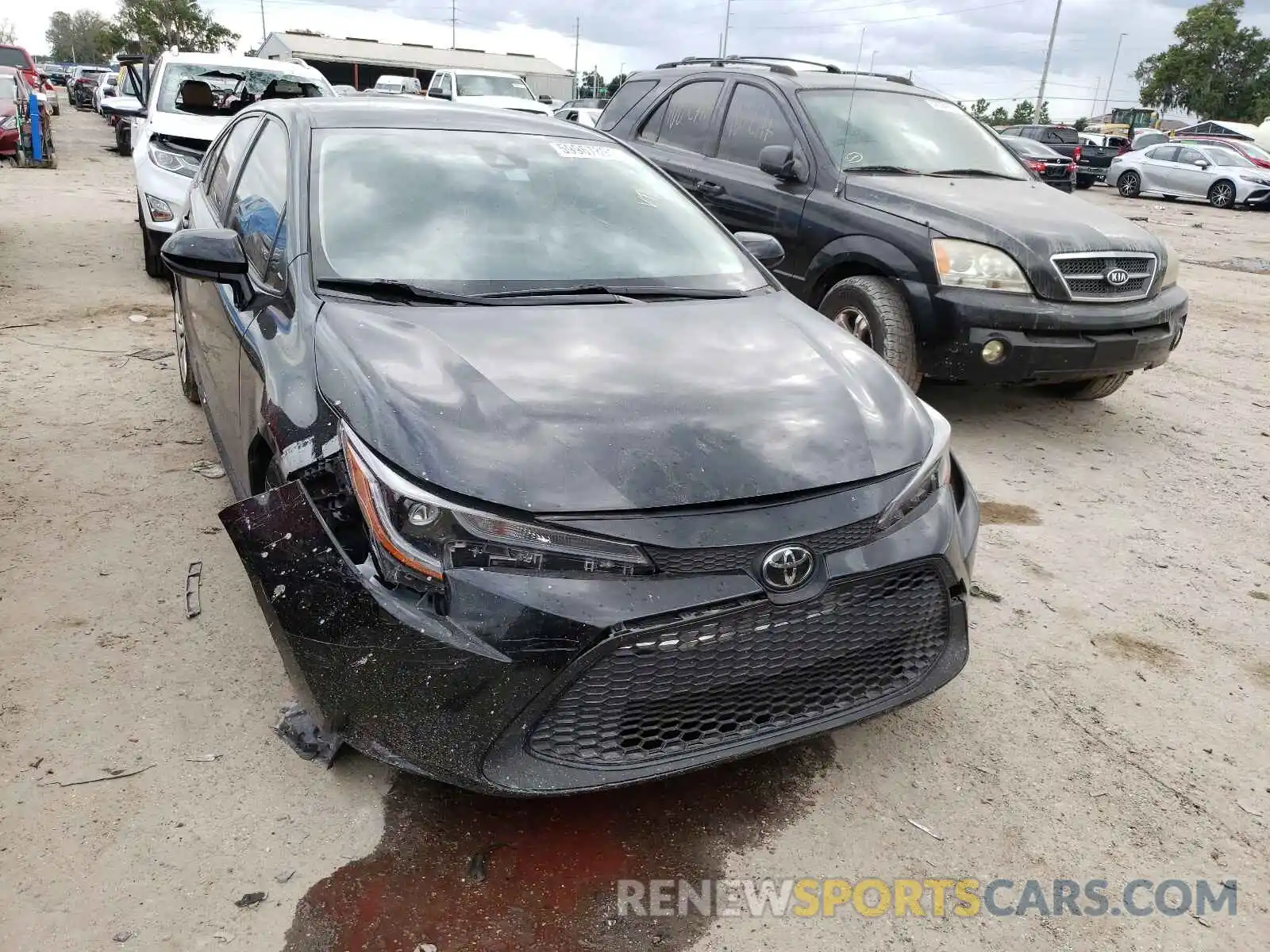 9 Photograph of a damaged car JTDEPRAE3LJ061843 TOYOTA COROLLA 2020