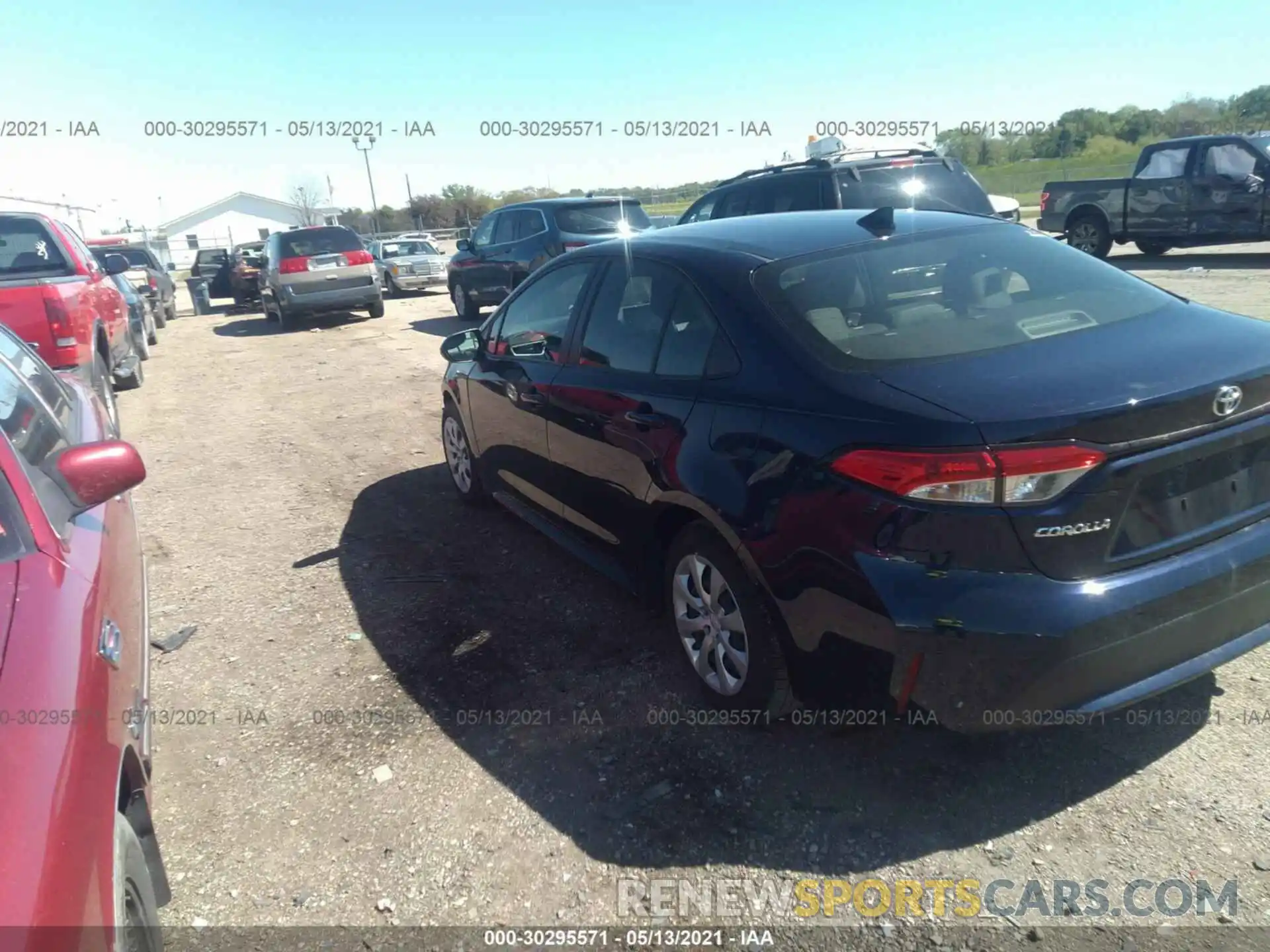 3 Photograph of a damaged car JTDEPRAE3LJ062023 TOYOTA COROLLA 2020