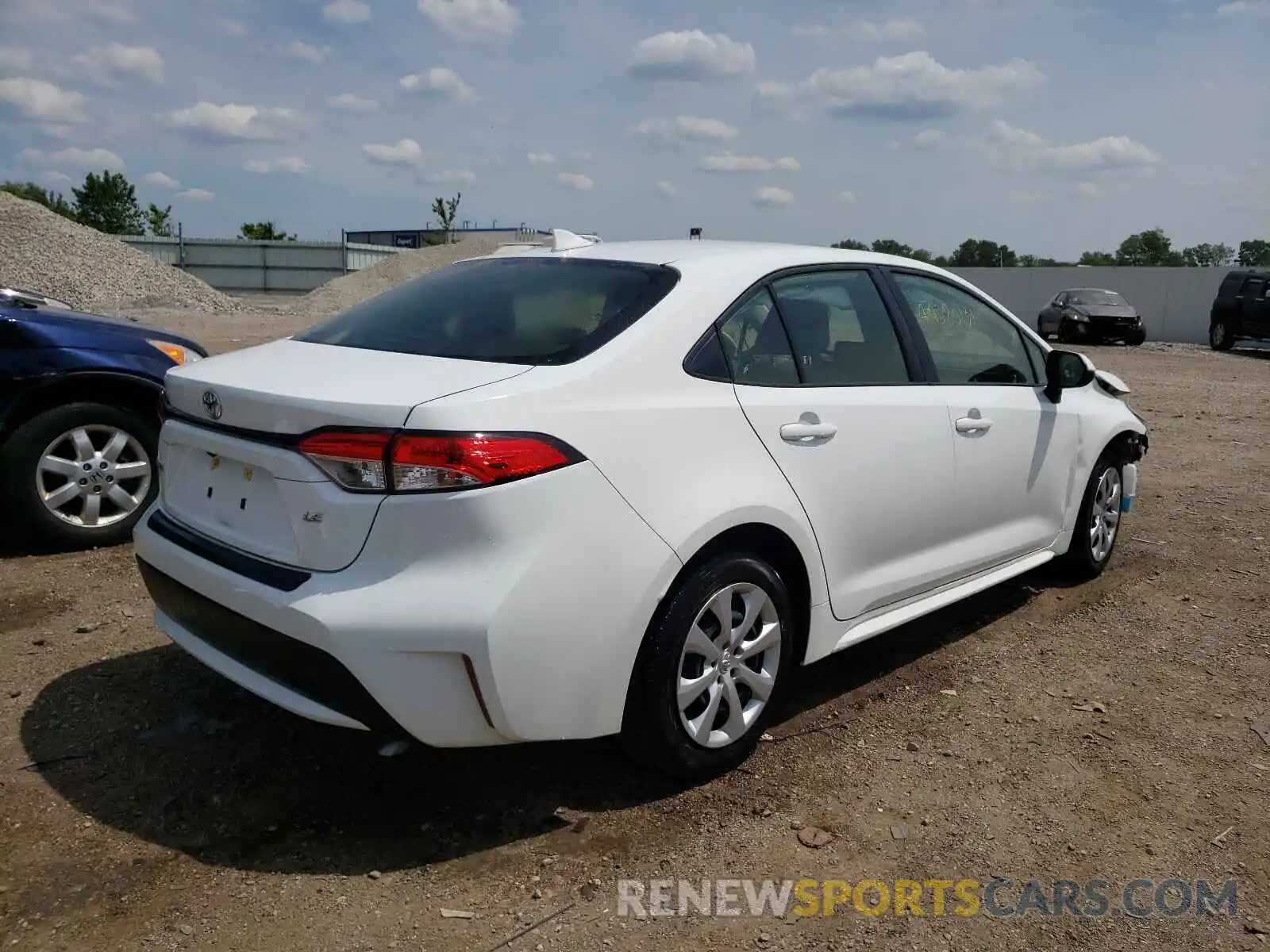 4 Photograph of a damaged car JTDEPRAE3LJ062121 TOYOTA COROLLA 2020