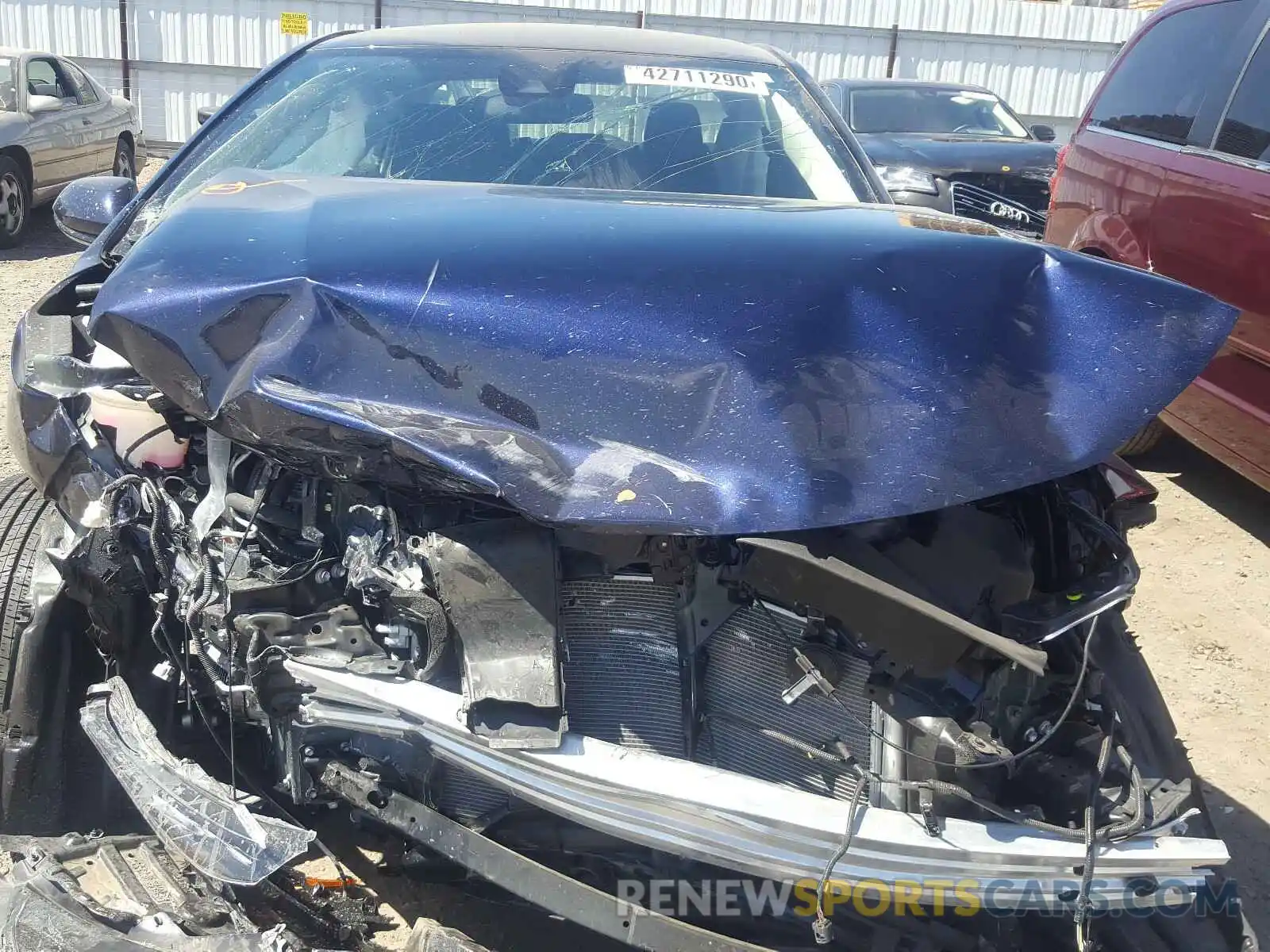 7 Photograph of a damaged car JTDEPRAE3LJ062832 TOYOTA COROLLA 2020