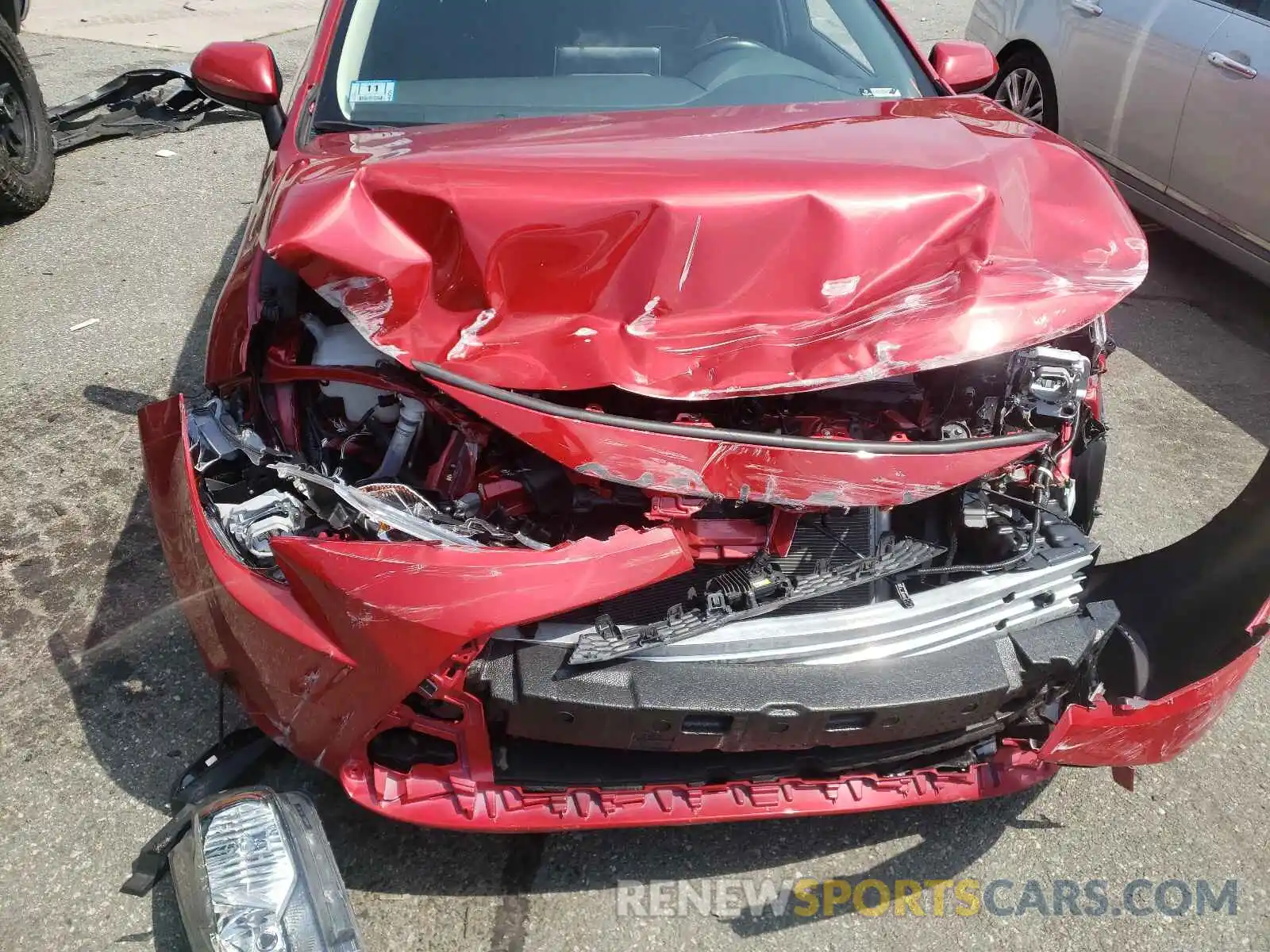 9 Photograph of a damaged car JTDEPRAE3LJ063186 TOYOTA COROLLA 2020