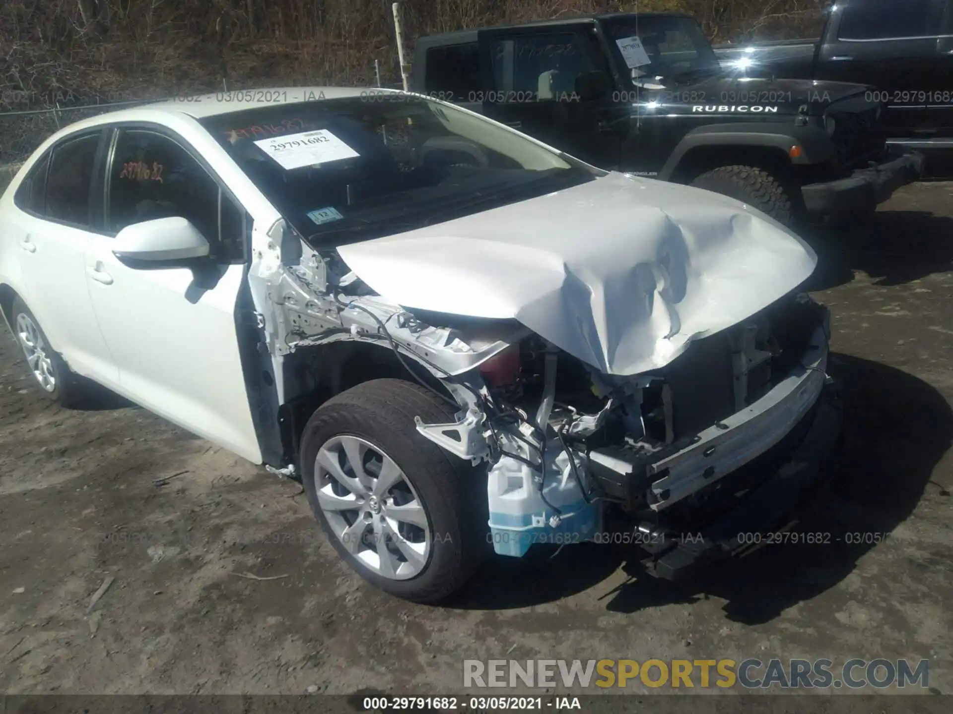 6 Photograph of a damaged car JTDEPRAE3LJ063219 TOYOTA COROLLA 2020