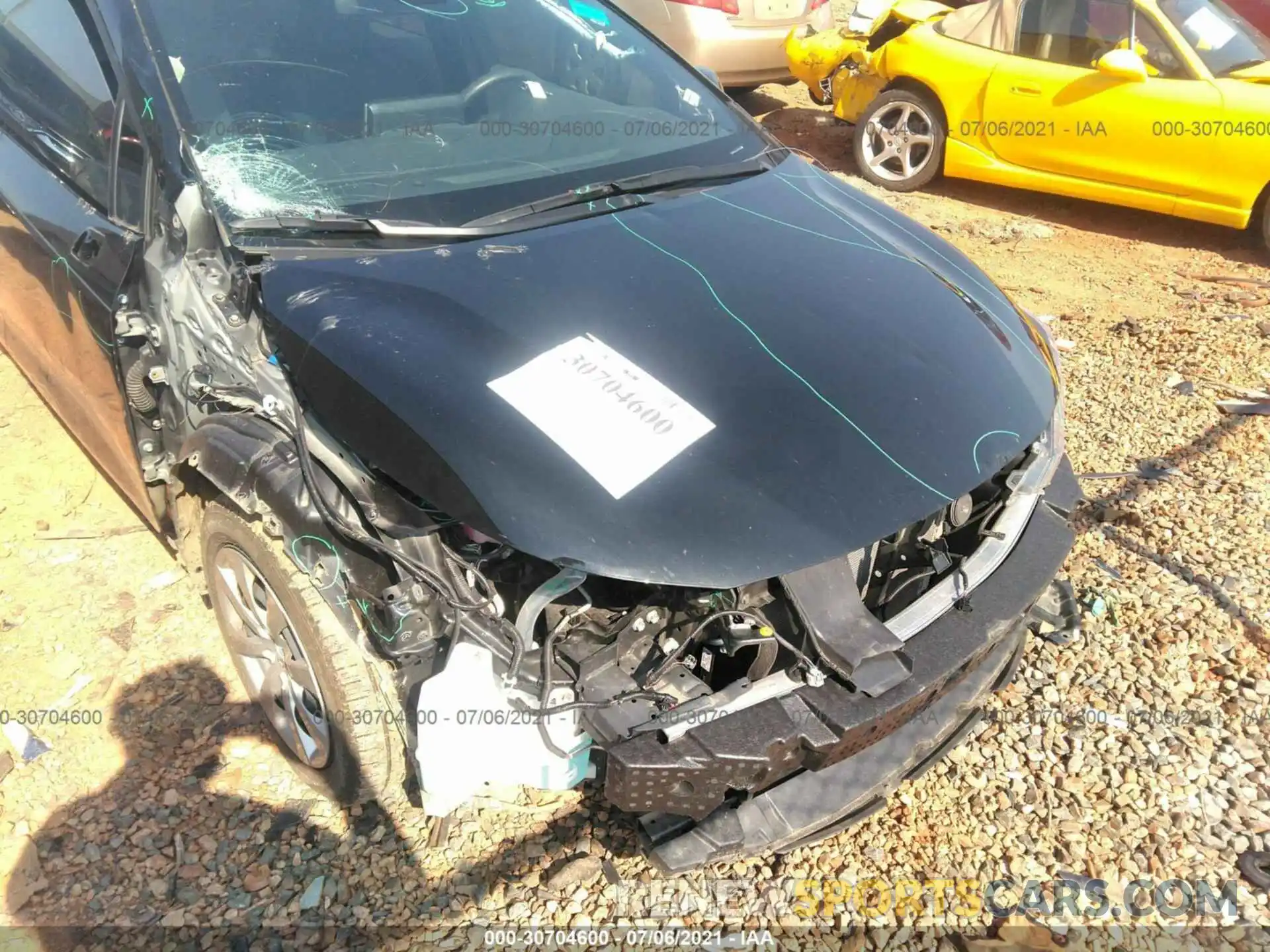 6 Photograph of a damaged car JTDEPRAE3LJ063236 TOYOTA COROLLA 2020