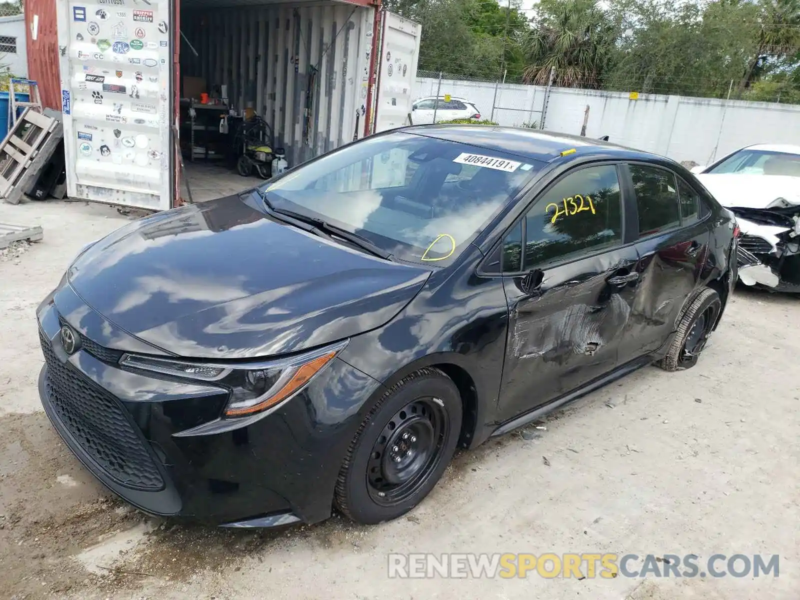 2 Photograph of a damaged car JTDEPRAE3LJ064144 TOYOTA COROLLA 2020