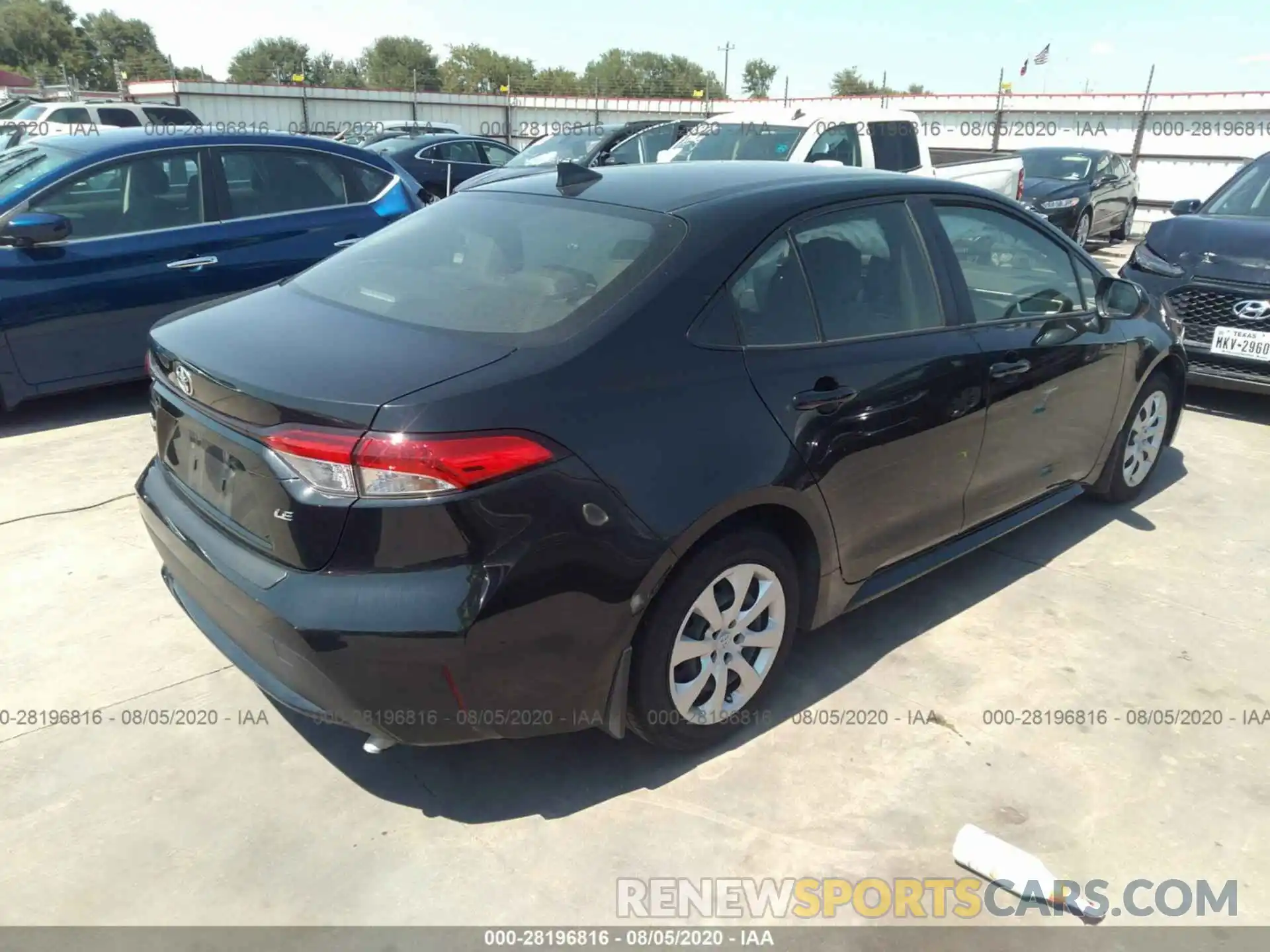 4 Photograph of a damaged car JTDEPRAE3LJ065553 TOYOTA COROLLA 2020