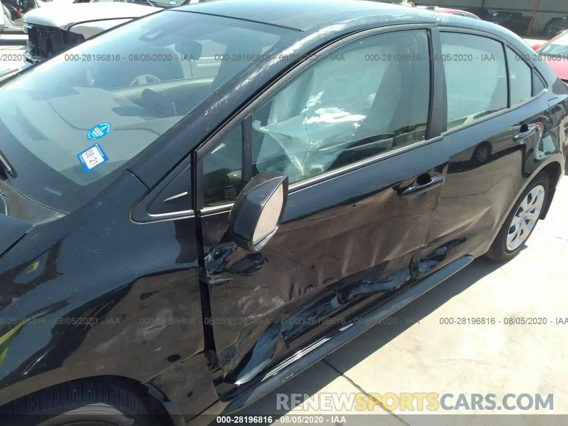 6 Photograph of a damaged car JTDEPRAE3LJ065553 TOYOTA COROLLA 2020