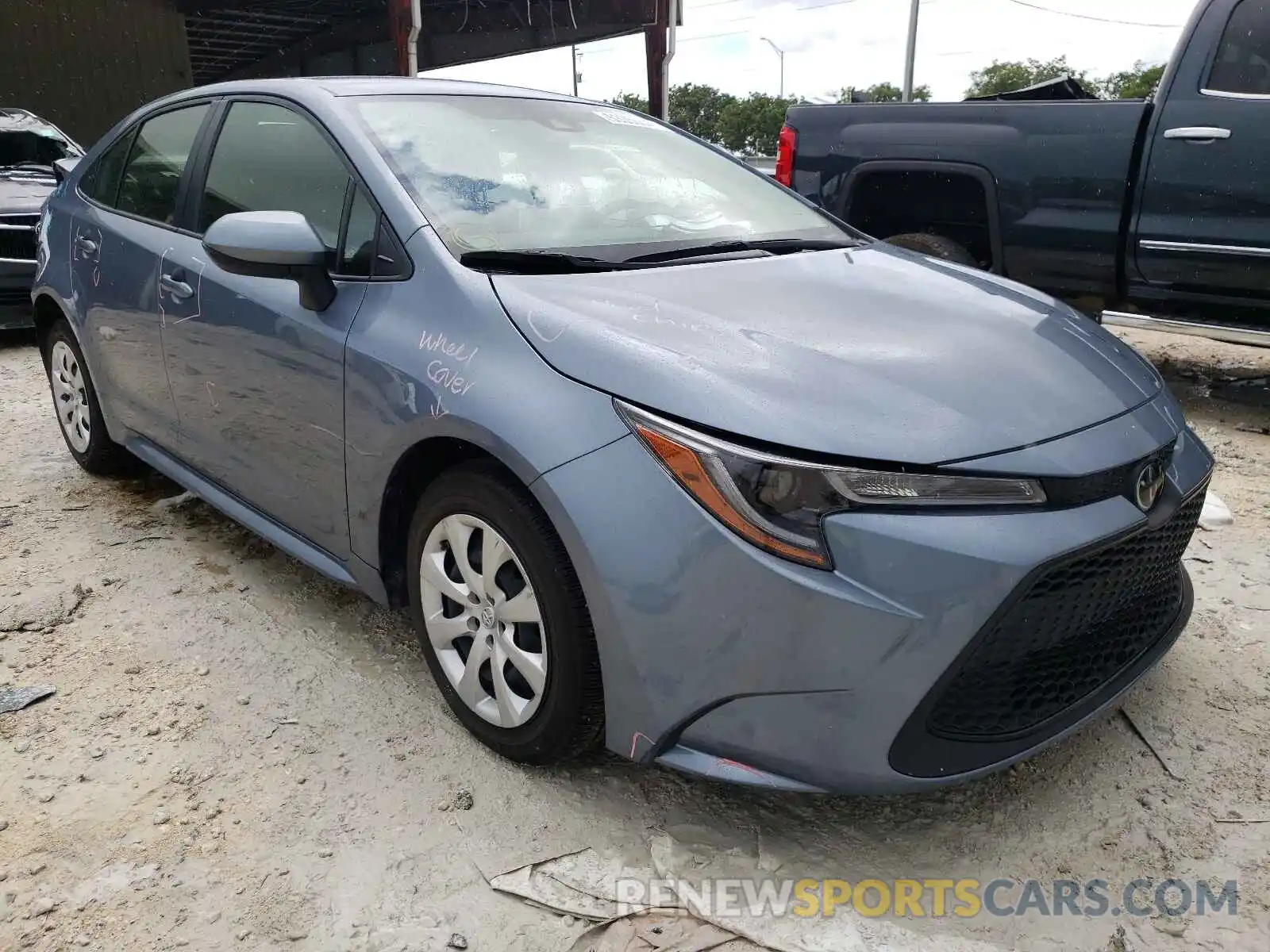 1 Photograph of a damaged car JTDEPRAE3LJ066265 TOYOTA COROLLA 2020