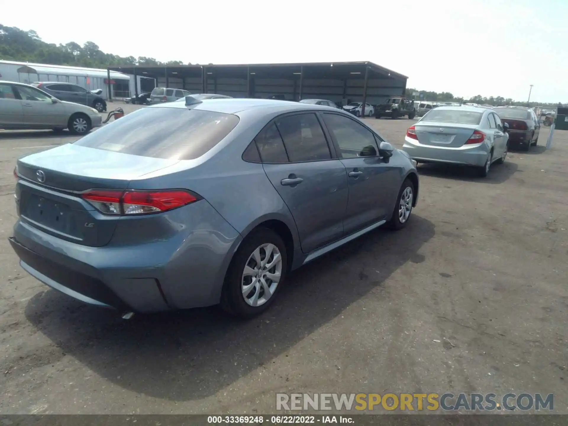 4 Photograph of a damaged car JTDEPRAE3LJ067299 TOYOTA COROLLA 2020