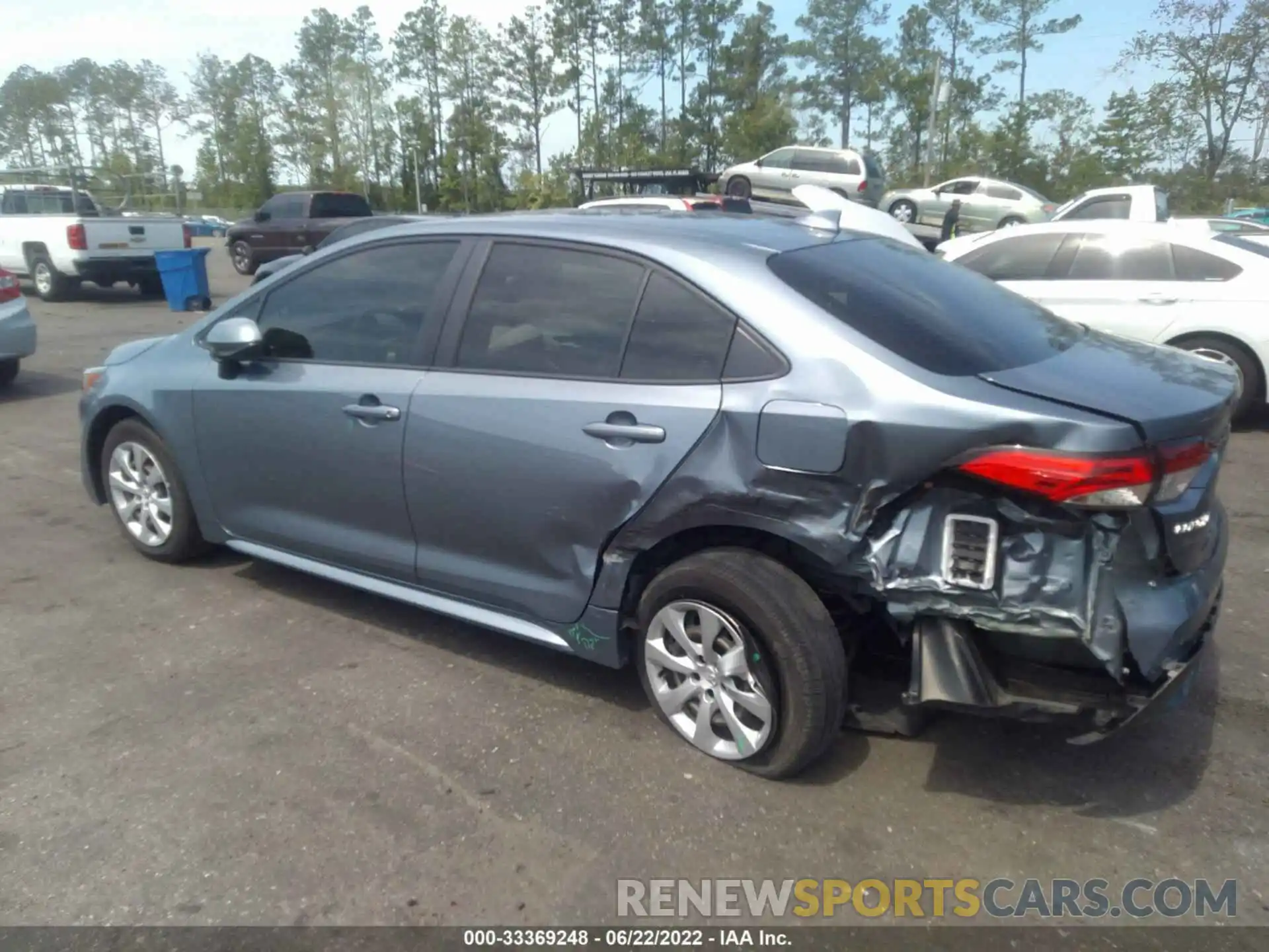 6 Photograph of a damaged car JTDEPRAE3LJ067299 TOYOTA COROLLA 2020